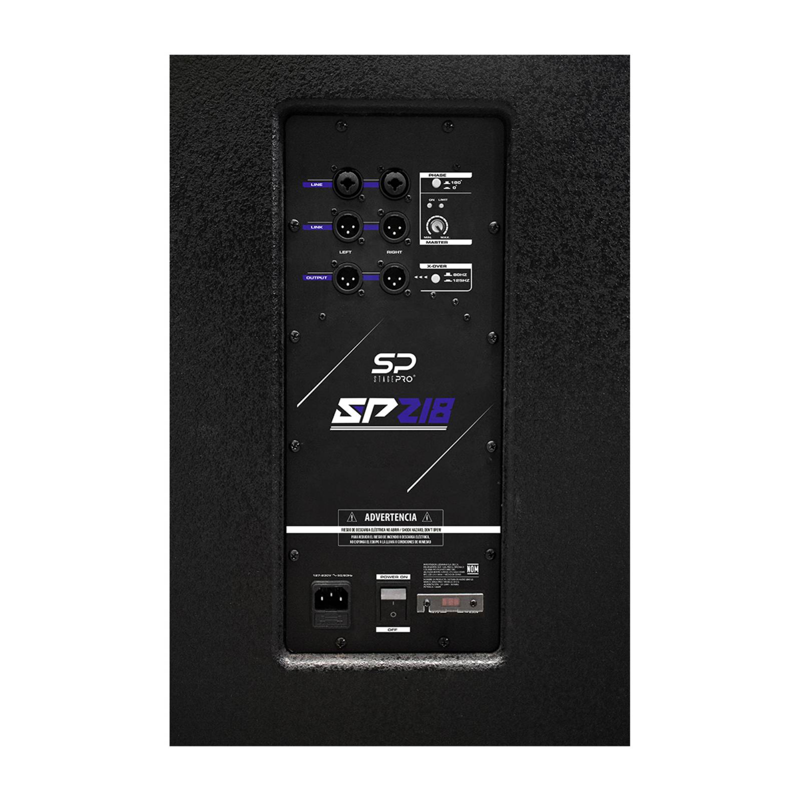 Subwoofer Amplificado StagePro SP 218 Doble de 18 Pulg 
