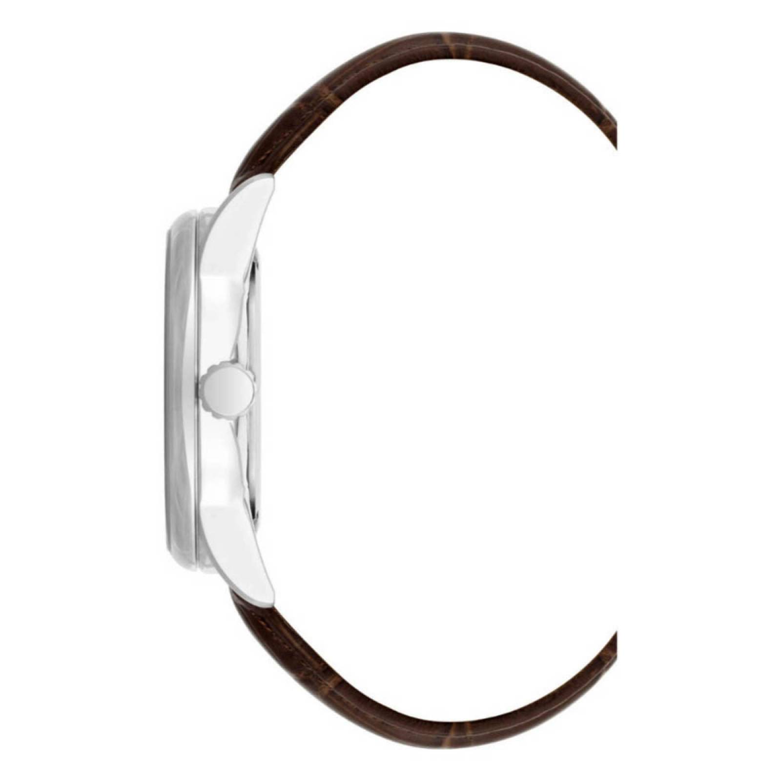 Reloj Armitron Dress Café 205048BKSVBN De Piel Hombre