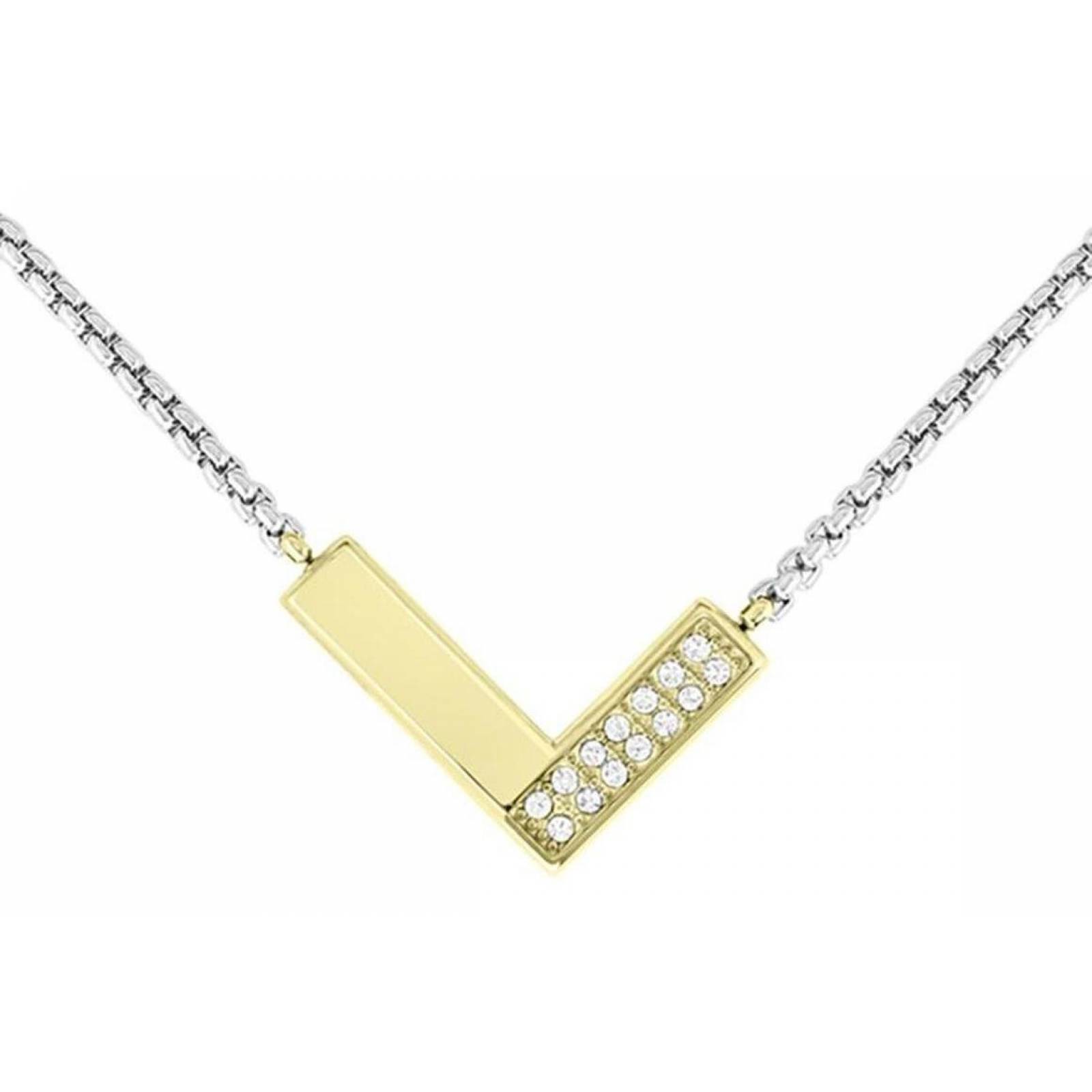 Collar Lacoste Impression Acero Inoxidable 2040001 Mujer