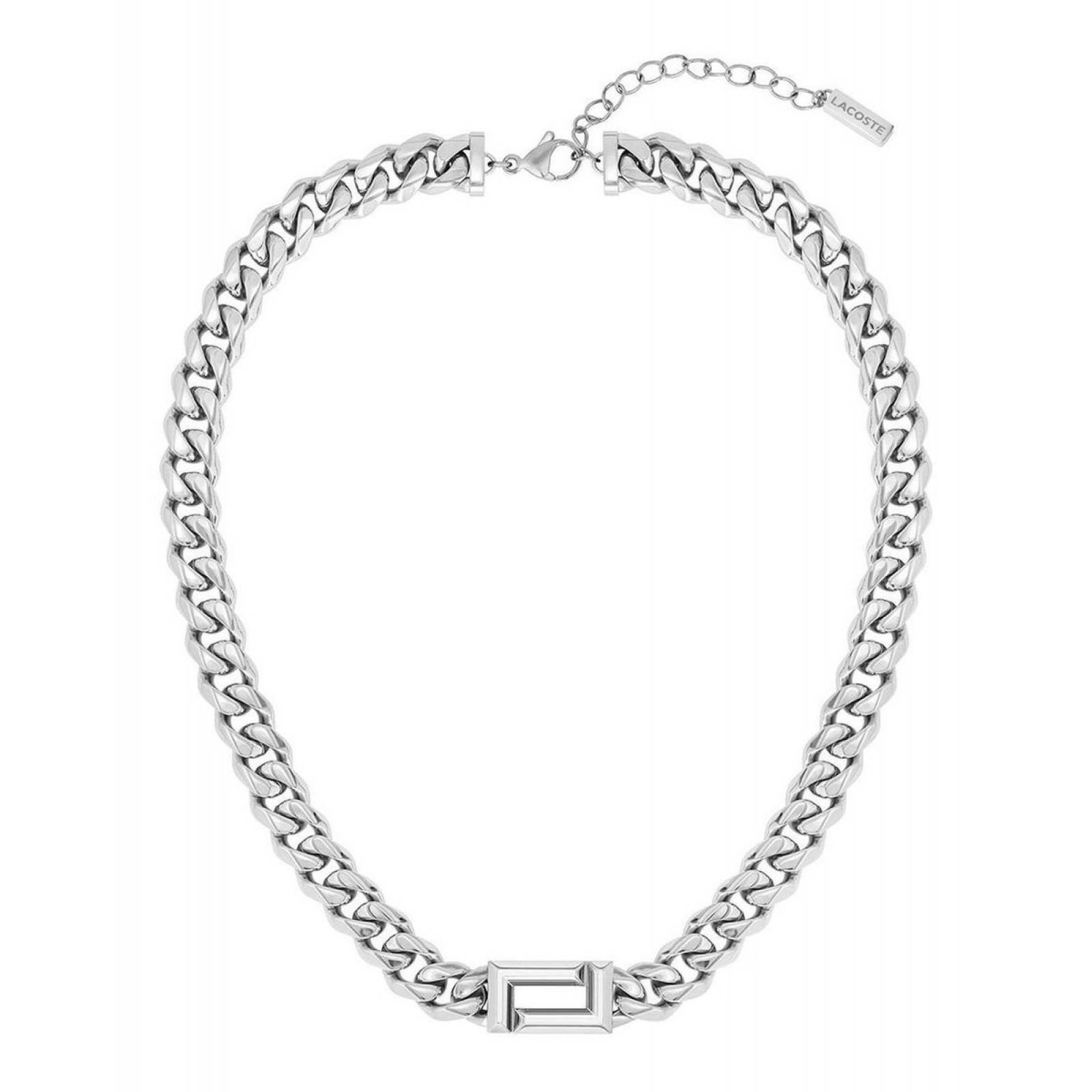 Collar Lacoste Fundament Acero Inoxidable 2040067 Para Mujer