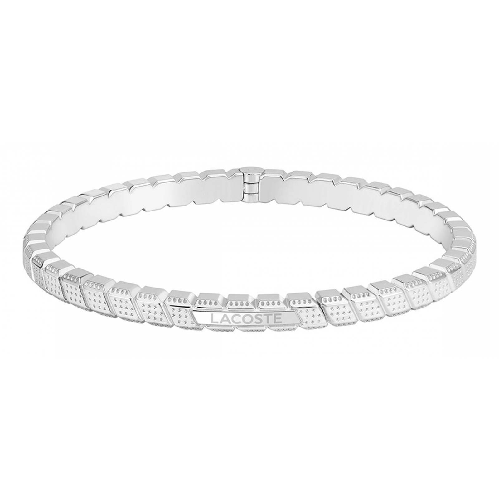 Pulsera Lacoste Dextra Acero Inoxidable 2040021 Para Mujer