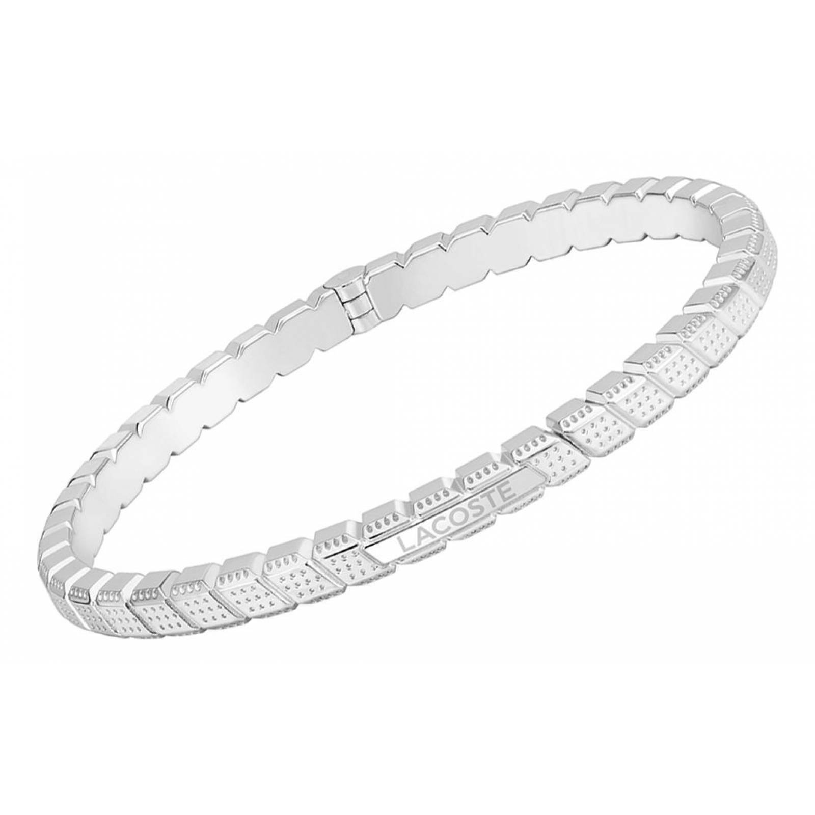 Pulsera Lacoste Dextra Acero Inoxidable 2040021 Para Mujer