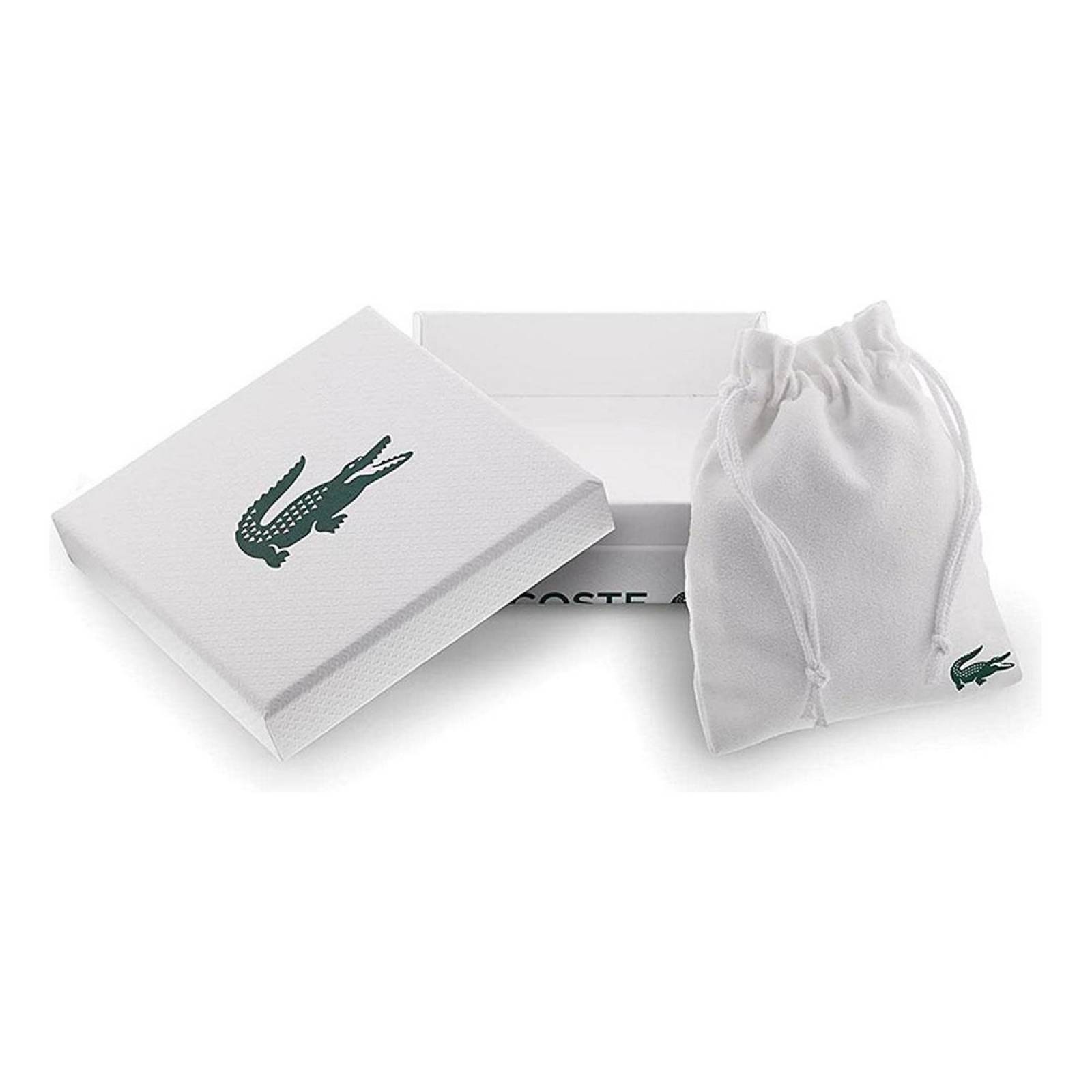 Pulsera Lacoste Dextra Acero Inoxidable 2040021 Para Mujer