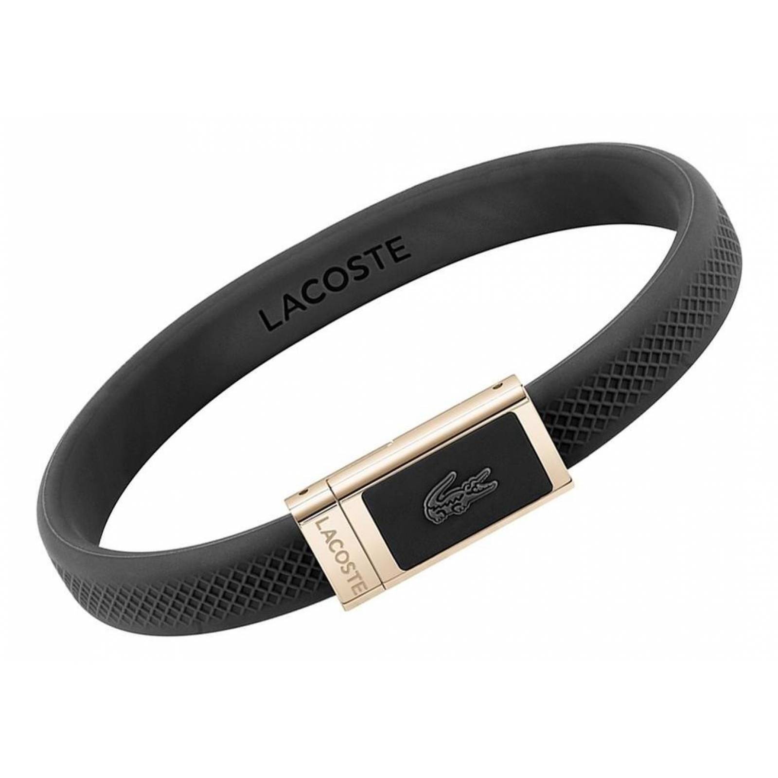 Pulsera Lacoste Silicona Acero Inoxidable 2040066 para Mujer