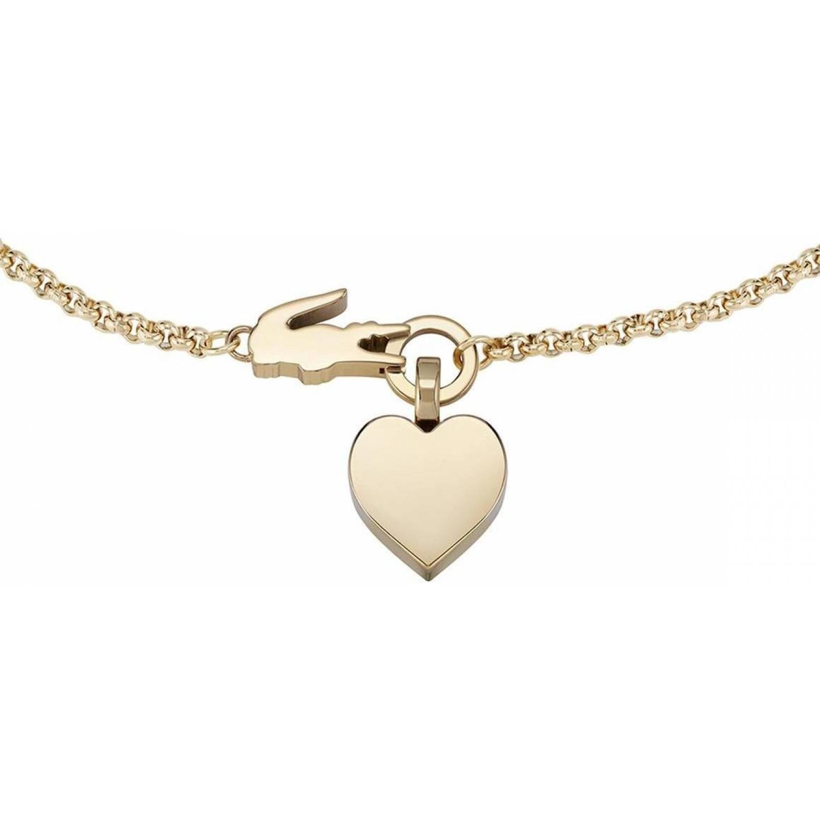 Pulsera Lacoste Love My Croc Acero Inoxidable 2040029 Mujer