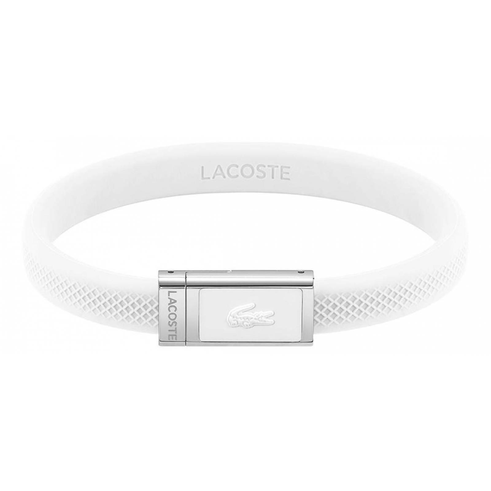 Pulsera Lacoste Silicona Acero Inoxidable 2040064 para Mujer