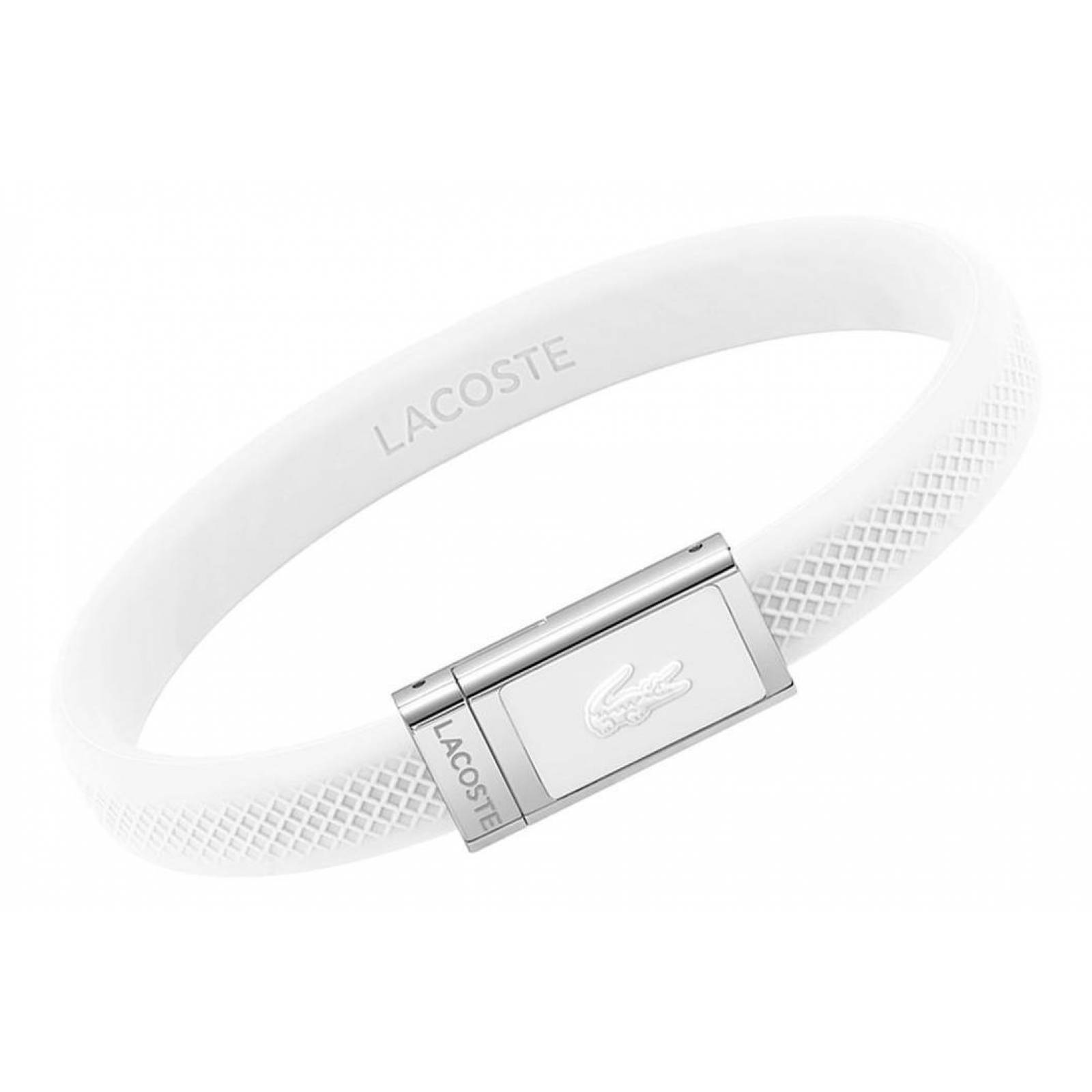 Pulsera Lacoste Silicona Acero Inoxidable 2040064 para Mujer