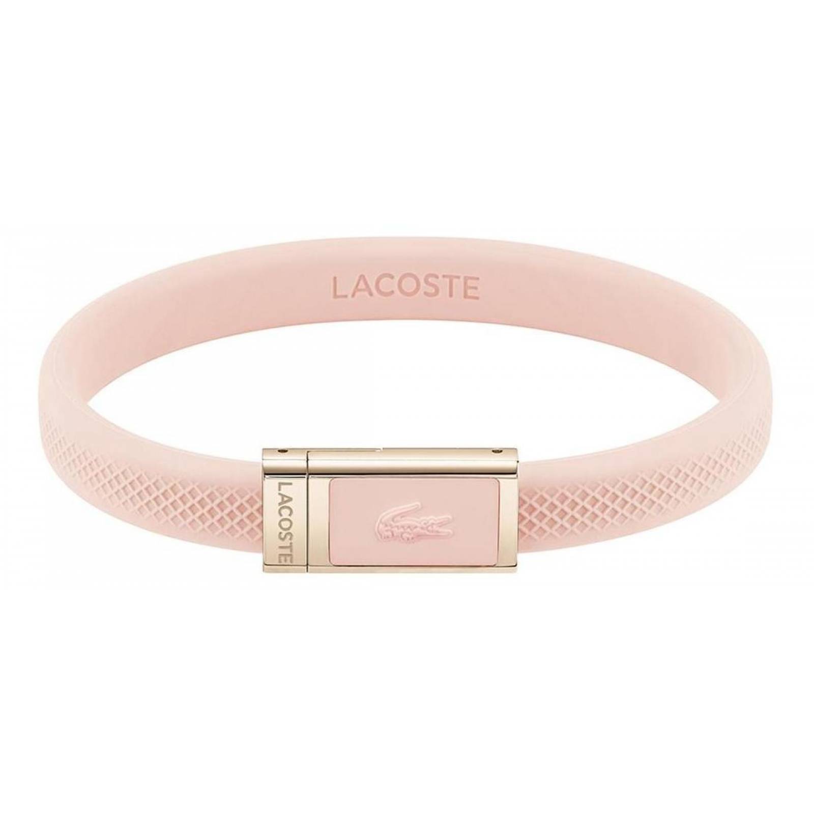 Pulsera Lacoste Silicona Acero Inoxidable 2040065 para Mujer