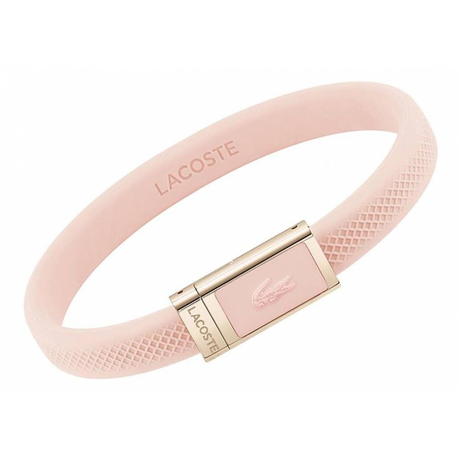Pulsera Lacoste Silicona Acero Inoxidable 2040065 para Mujer