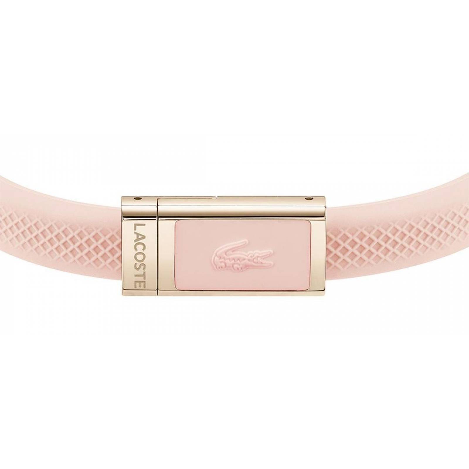 Pulsera Lacoste Silicona Acero Inoxidable 2040065 para Mujer