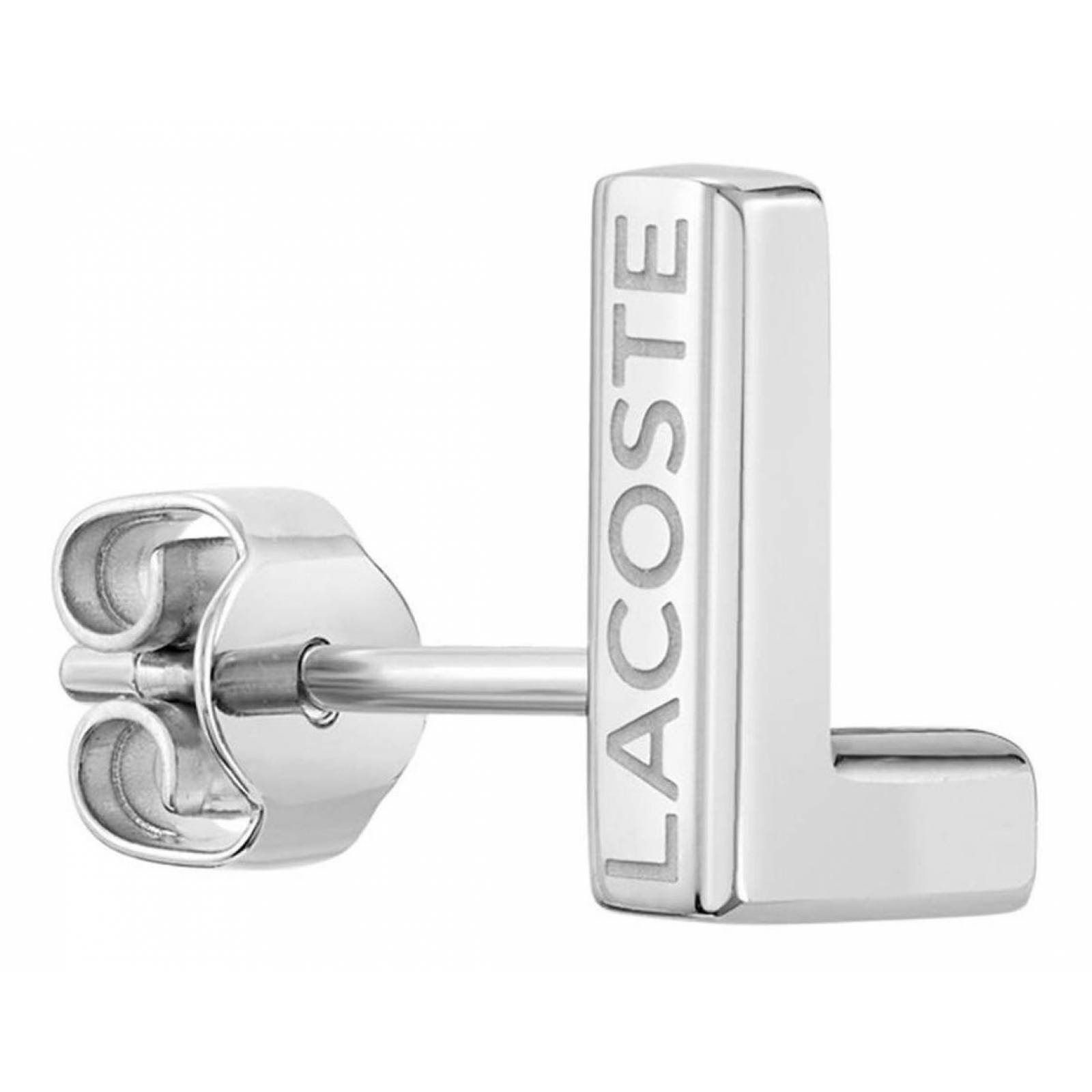 Aretes Lacoste Fundament Acero Inoxidable 2040009 Para Mujer