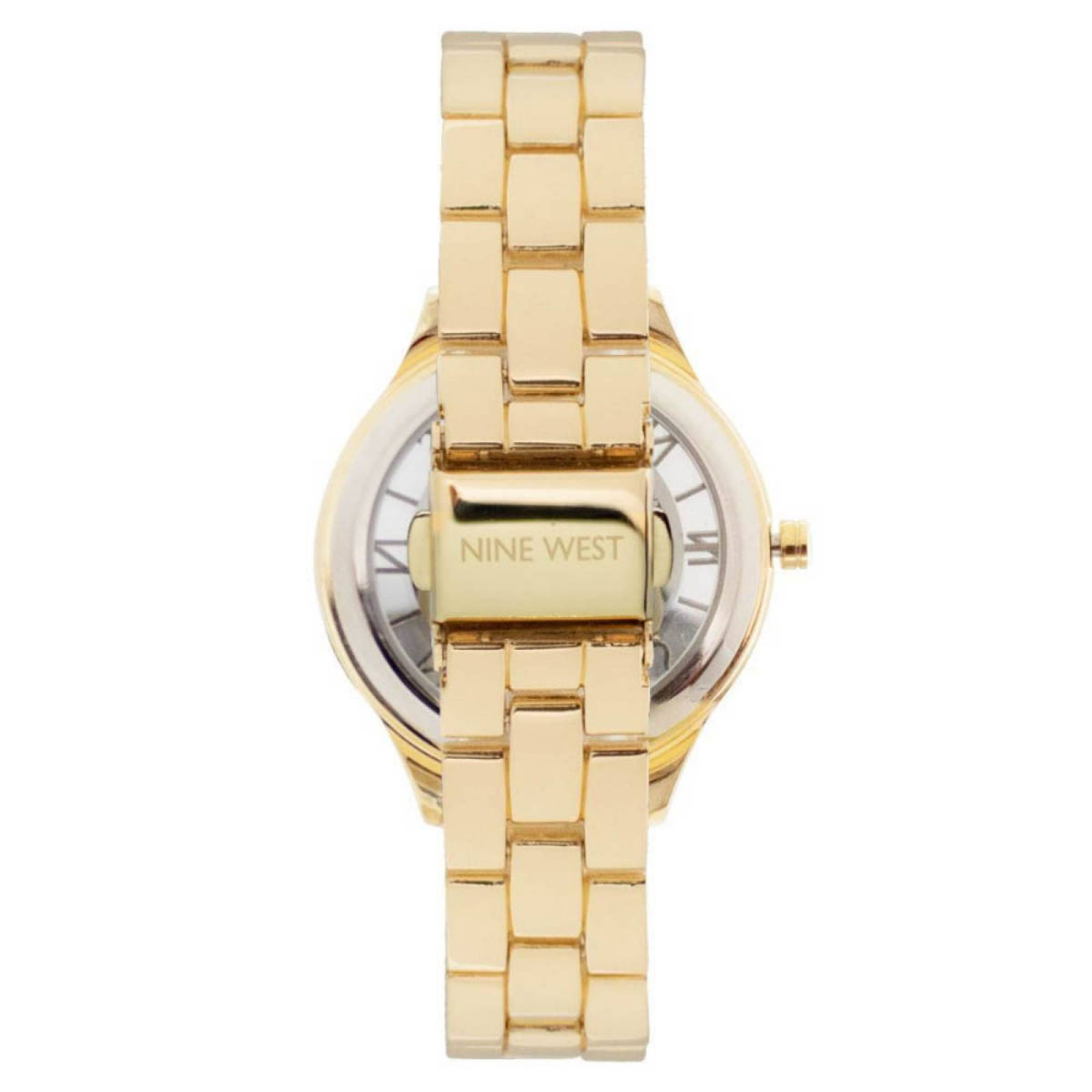 Reloj nine west mujer dorado online precio