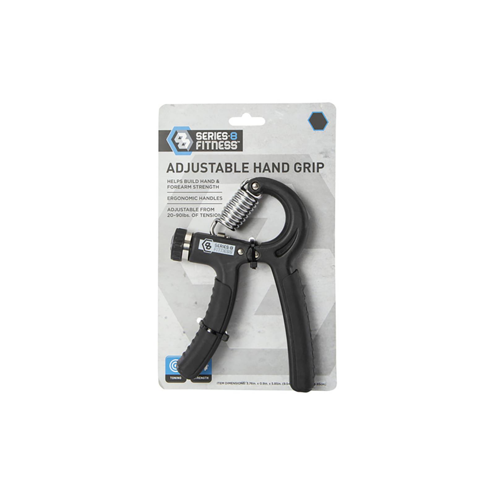 Pinzas De Ejercicio Series 8 Fitness Plástico y Aluminio