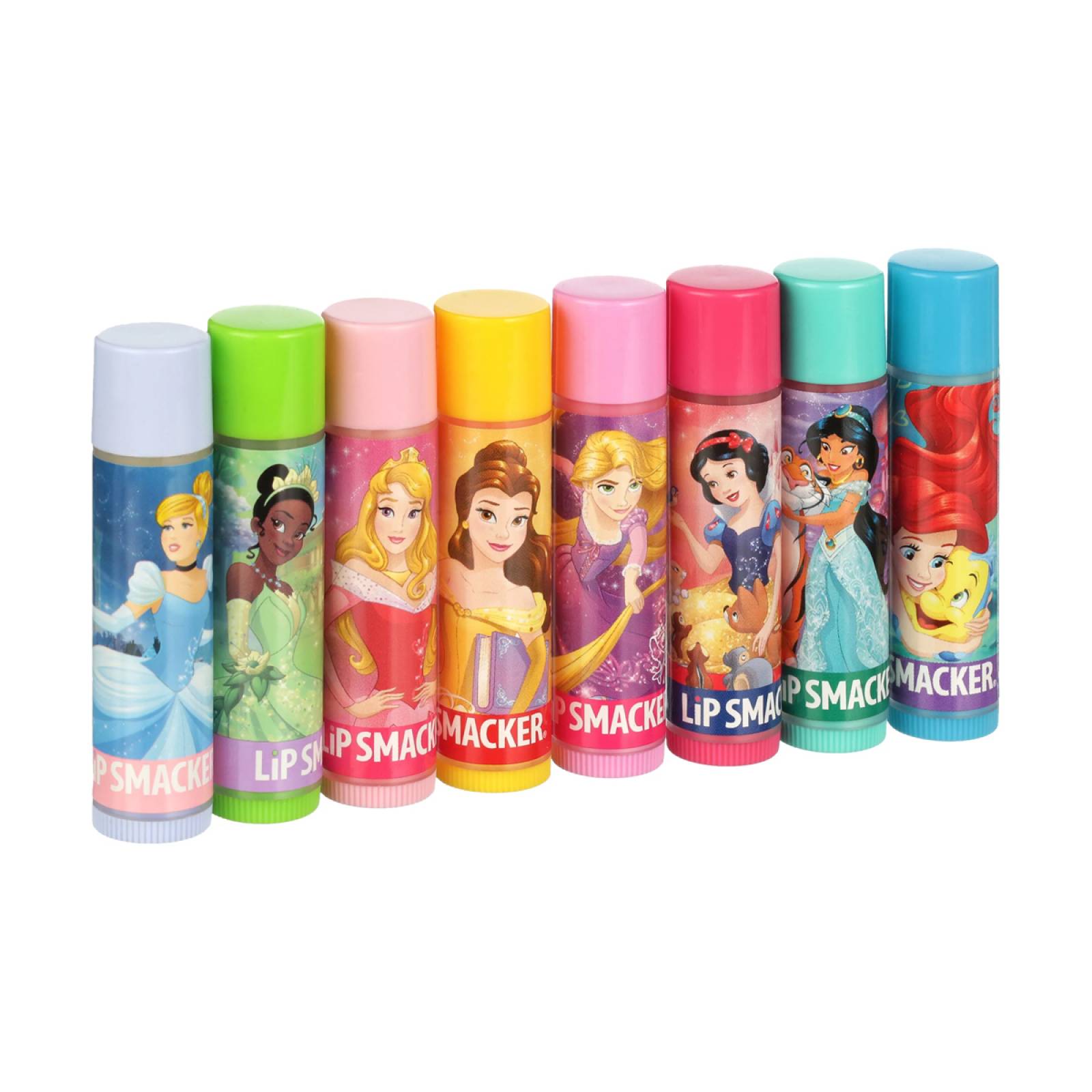 Set Labiales Bálsamo De Sabor 8 Piezas Princesas Disney