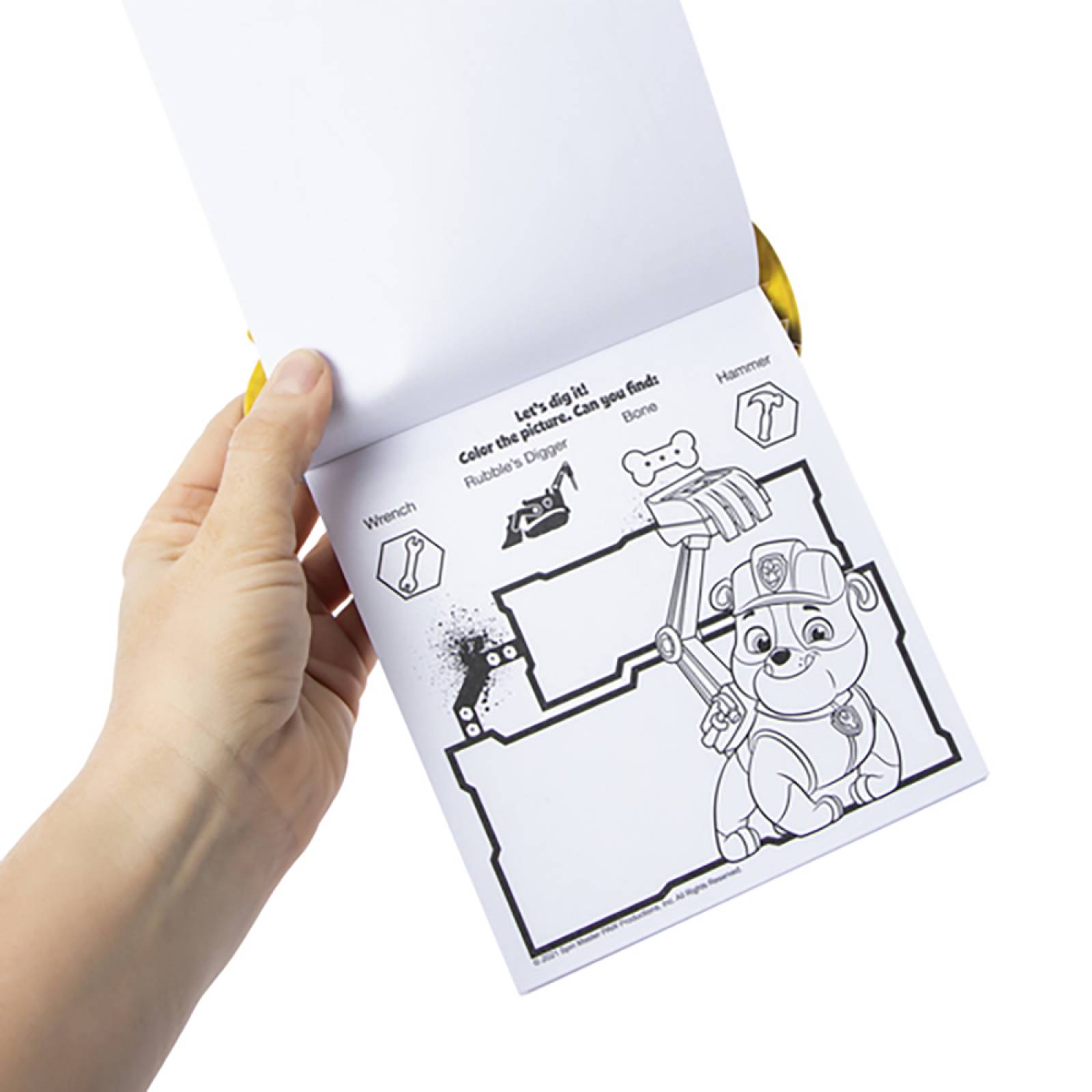 Libreta Cuaderno Colorear Paw Patrol Imagine ink Magic ink