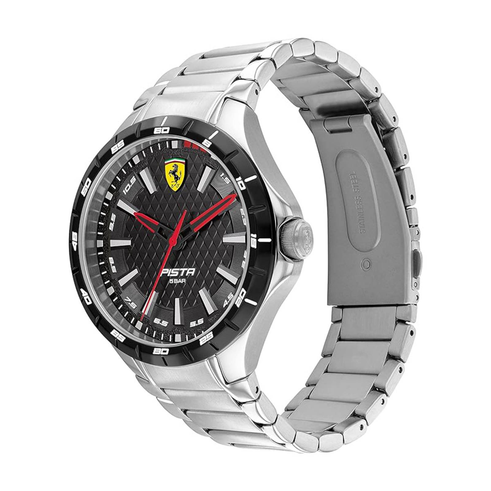 Reloj Ferrari Pista Plateado 0830864 Para Hombre