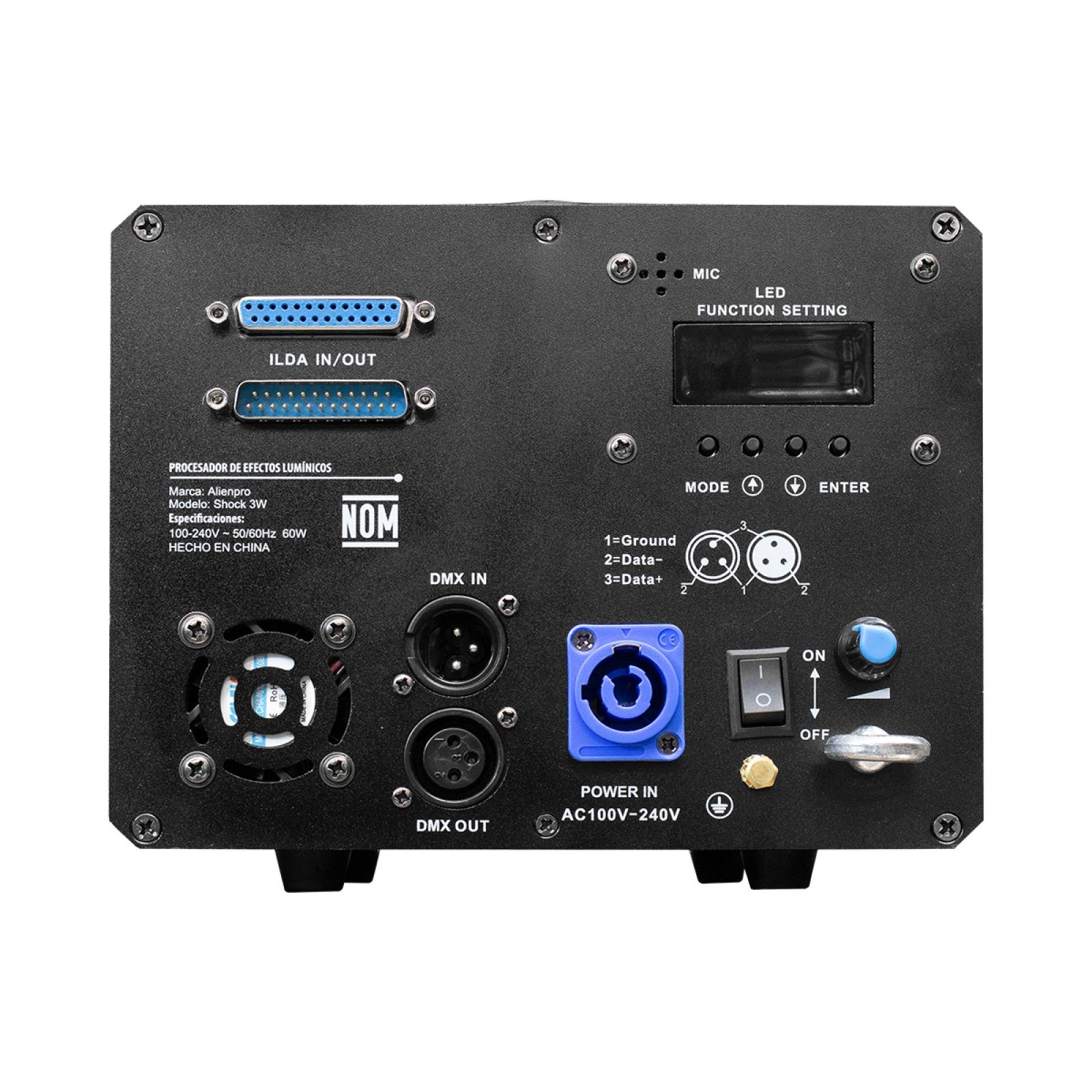 Láser Shock 3W Patrones 2000 piezas 60W Alienpro de 6 34CH