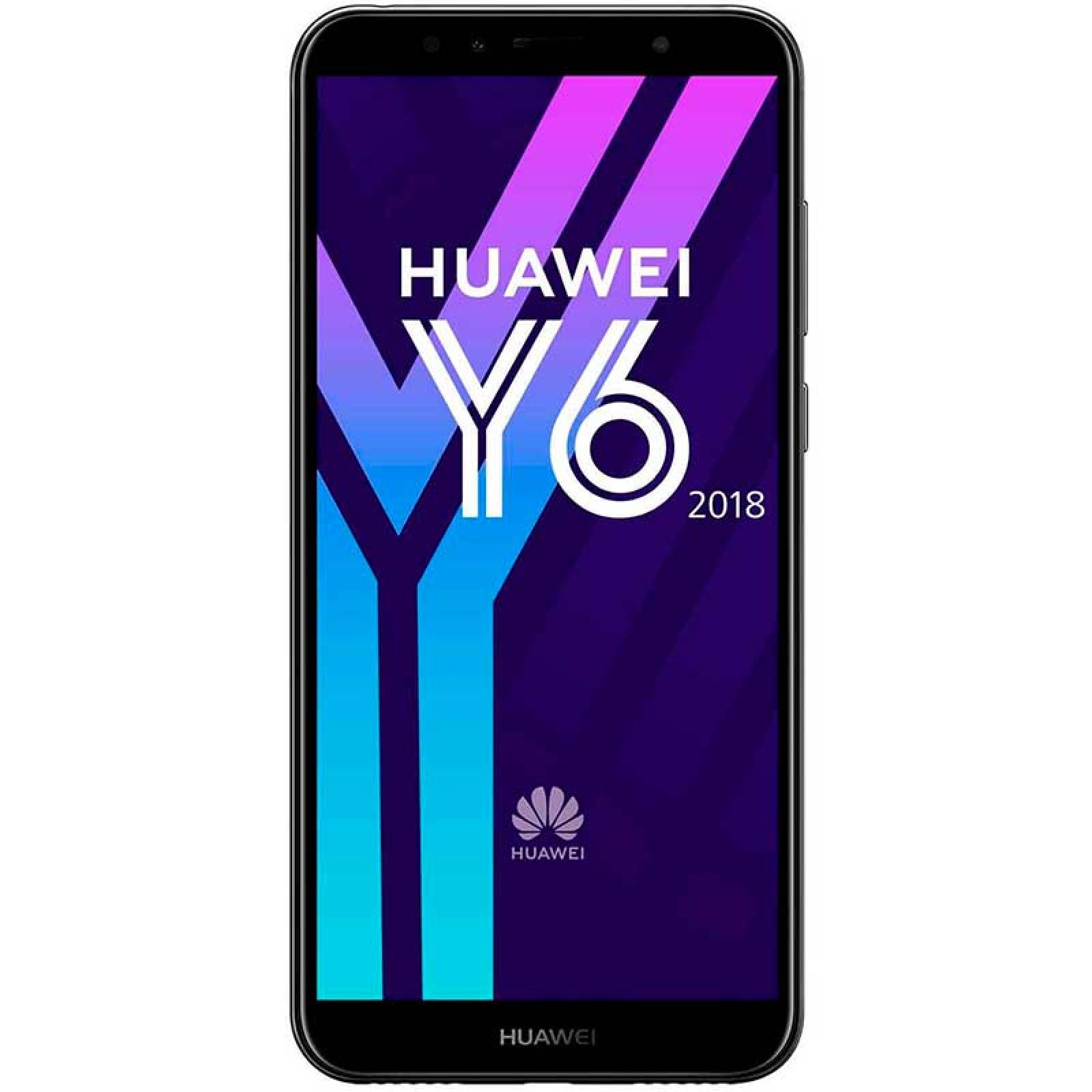 Celular Huawei Y6 2018 Atu-lx3 Liberado Sin Cargador - AZUL / NEGRO **Sin Cargador ni accesorios** Caja Abierta