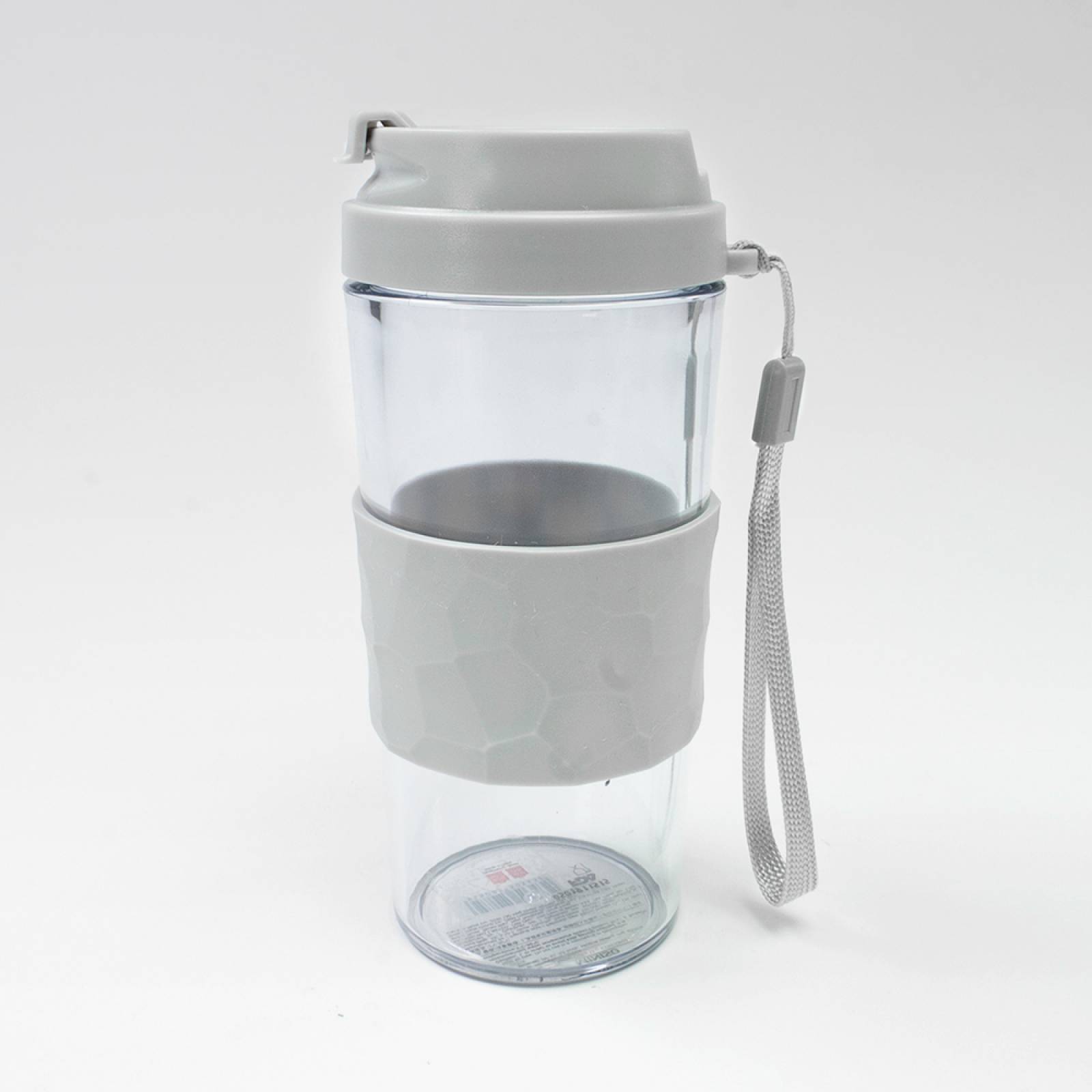 Botella de plástico  Gris  Mediana