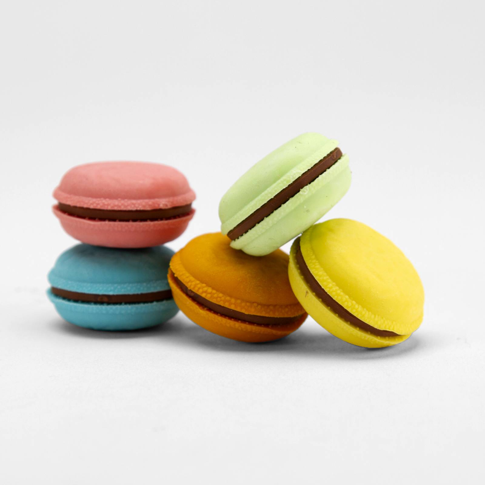 Paquete De Gomas Para Borrar En Forma De Galletas 5  piezas