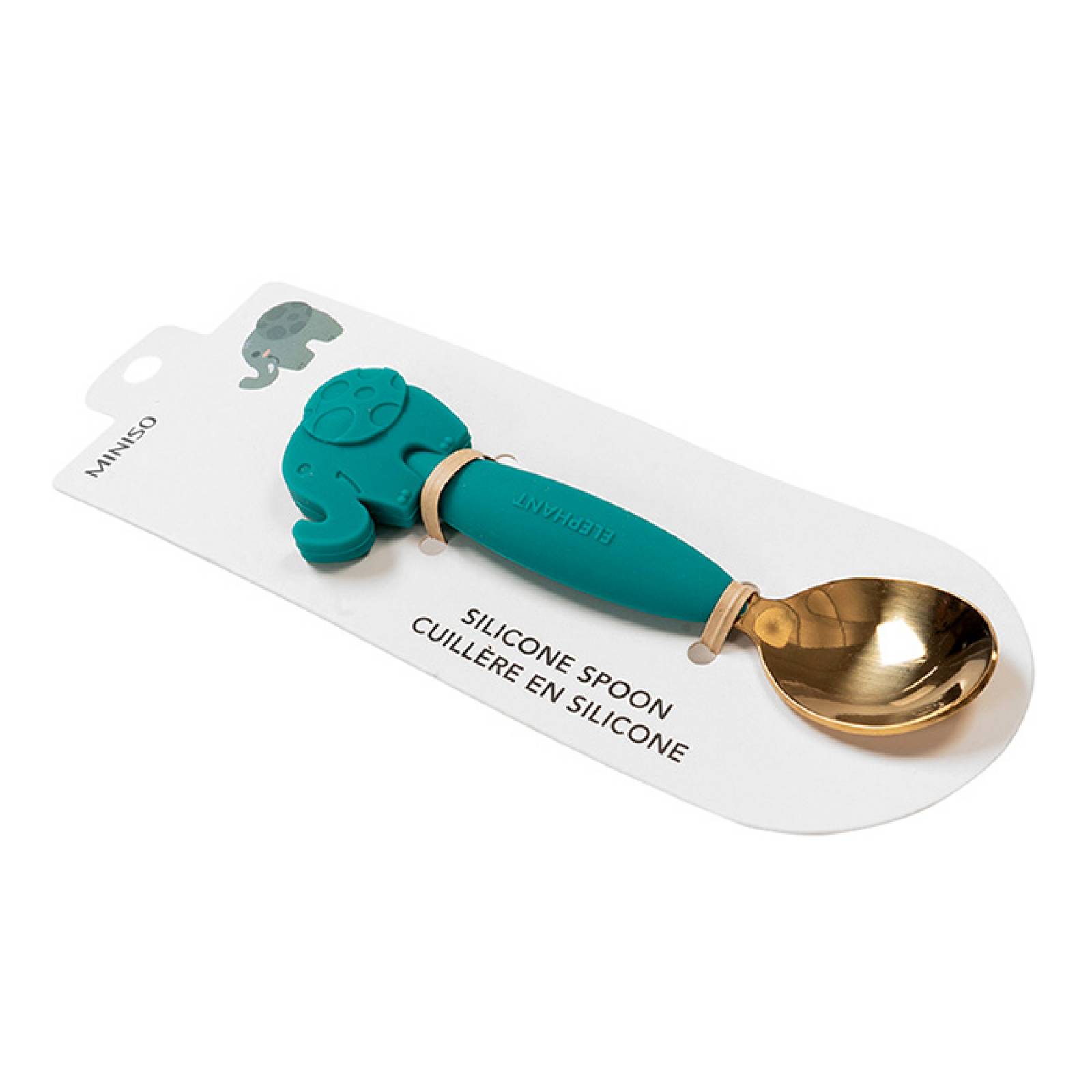 Miniso Cuchara Para Niños Animales Silicona Multicolor