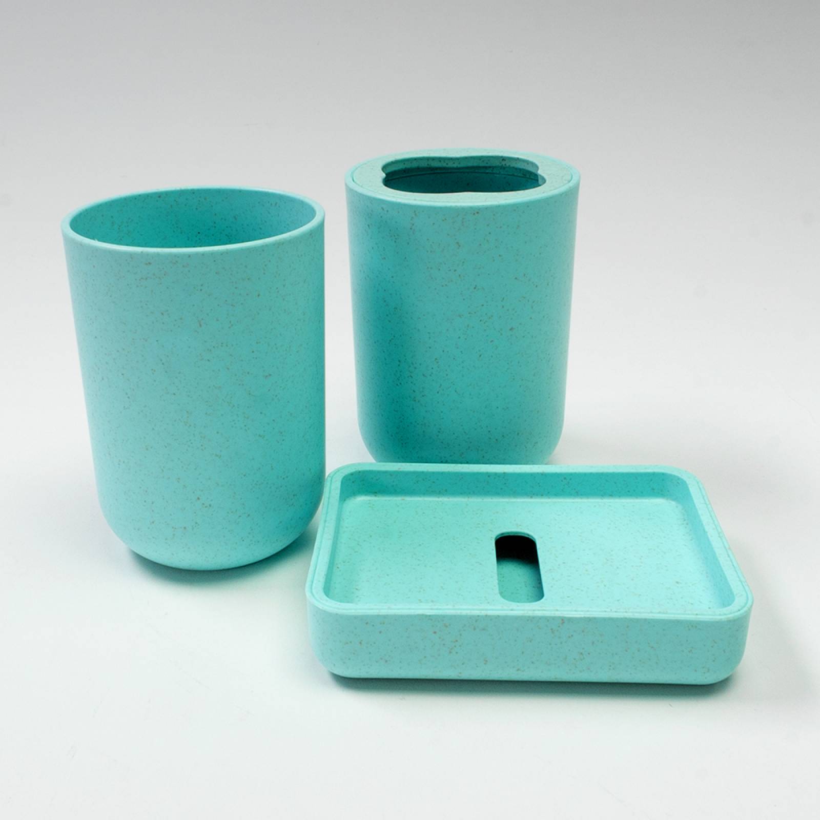 Set de baño verde 3 piezas