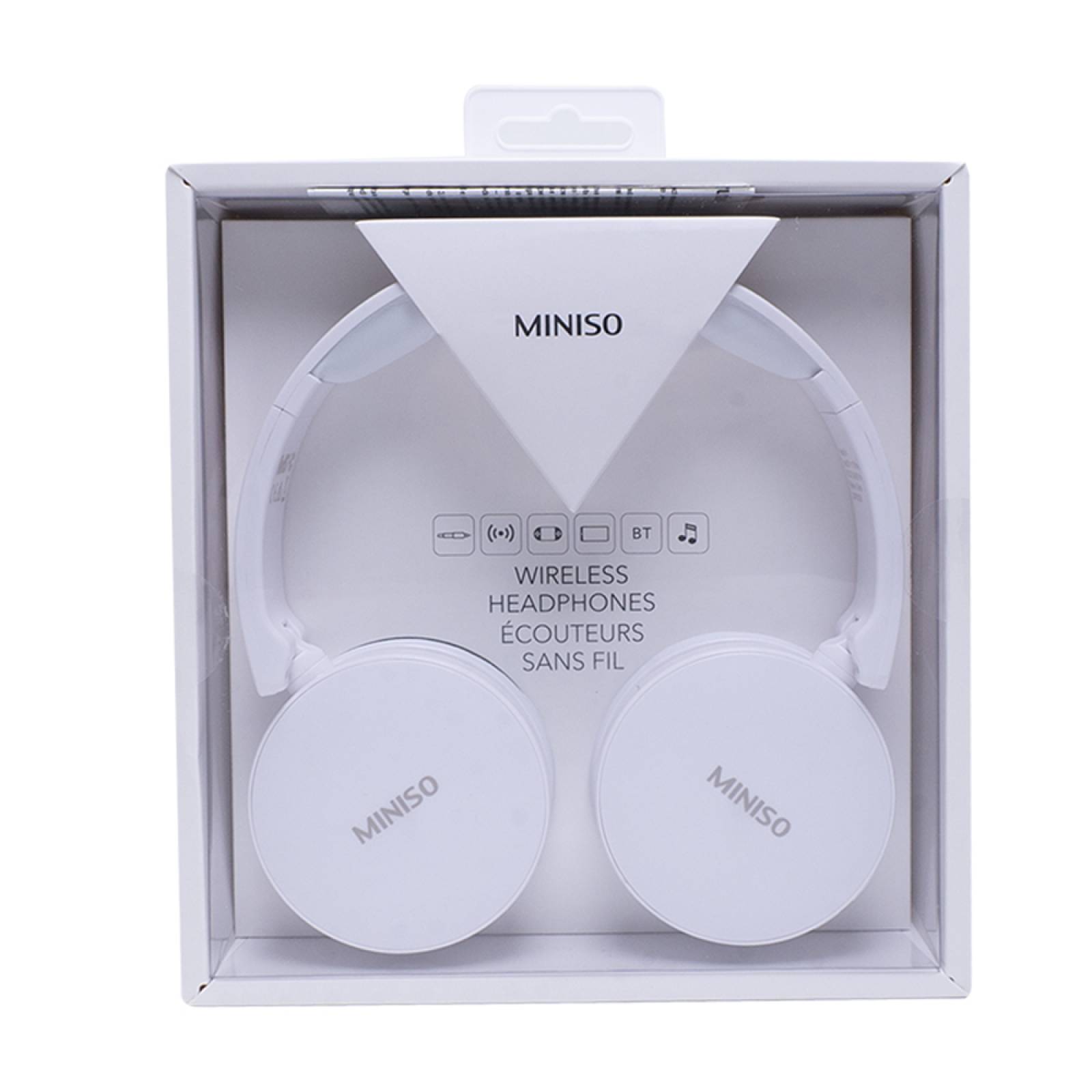 Audífonos de diadema inalámbricos  Modelo V4  Blanco