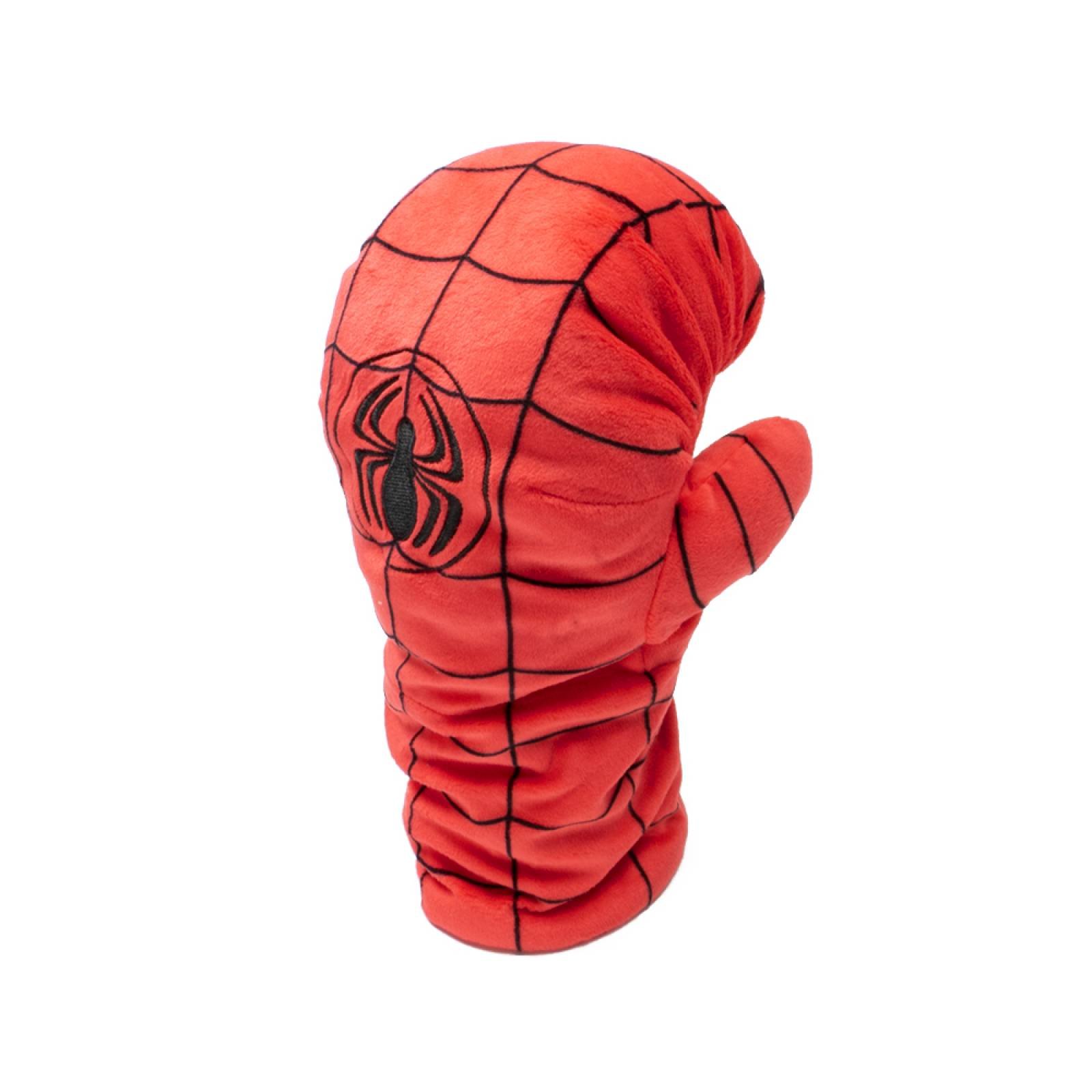 Guantes de peluche de Spider Man  Rojo  Mediano