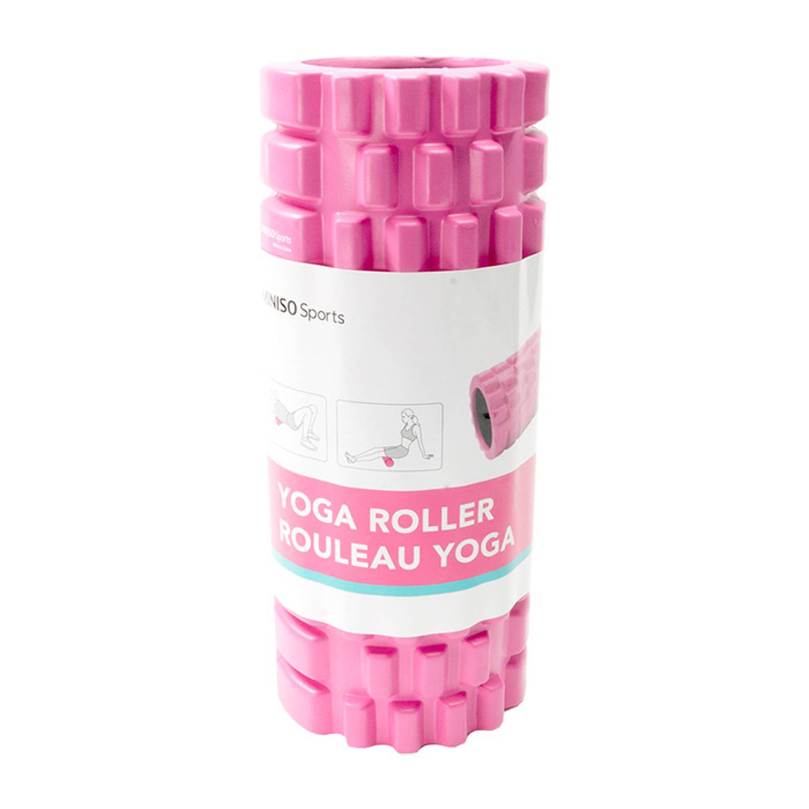 Rodillo para yoga  Rosa  Chico