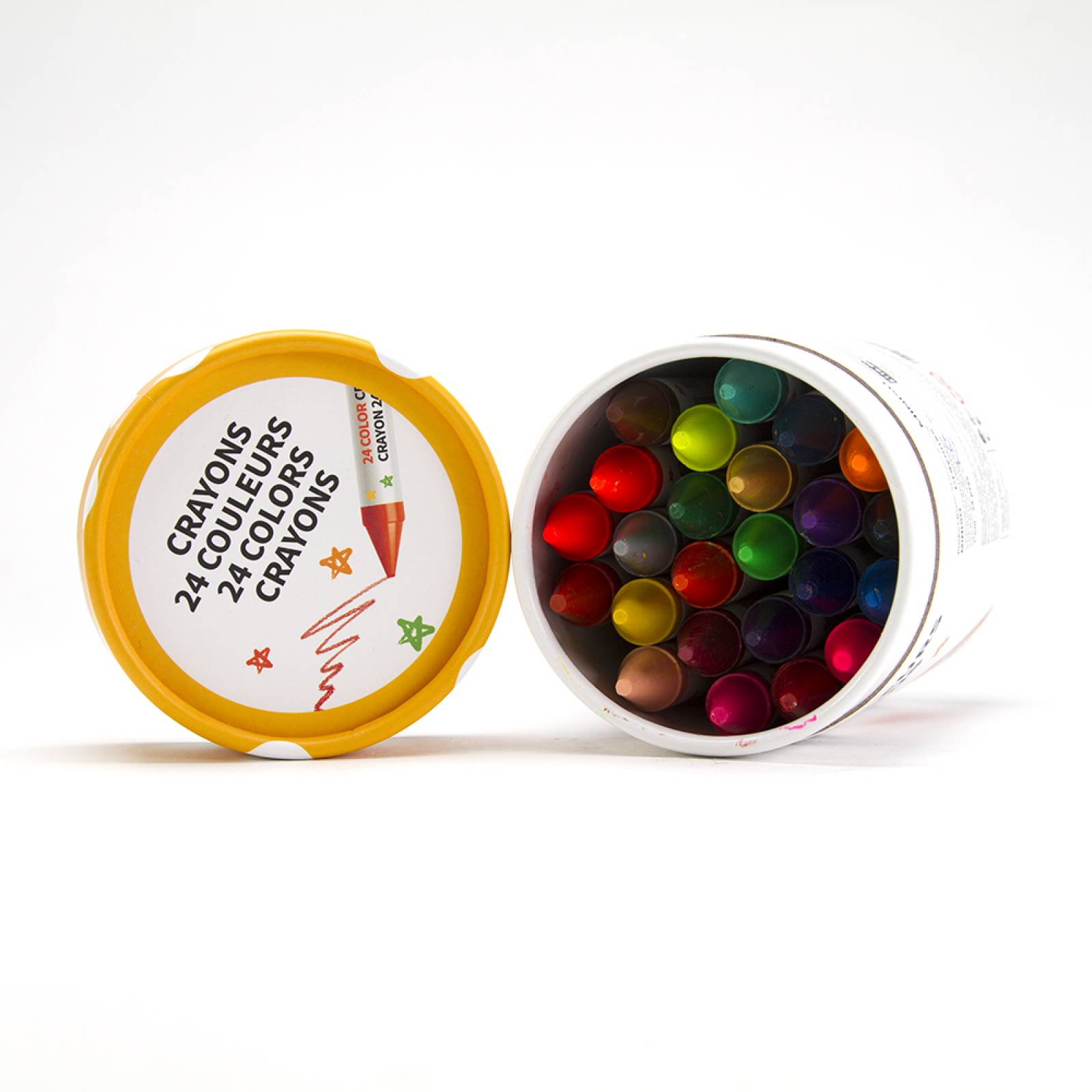 Miniso Paquete De Crayones Jumbo 10 2x1 2 cm 24 Piezas