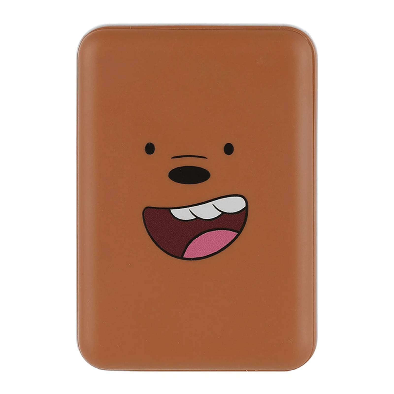 Miniso Batería Portátil Power Bank We Bare Bears Pardo 10 000 mAh