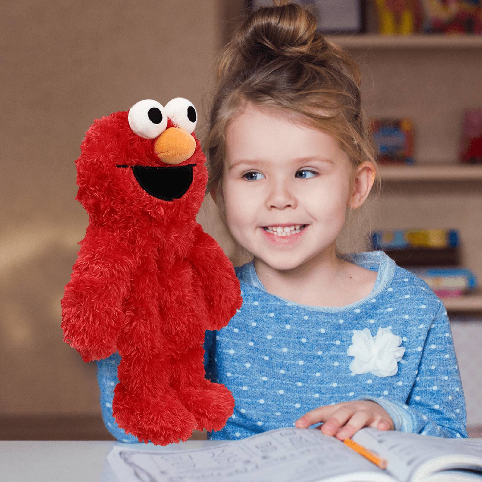Miniso Peluche Sesame Street Elmo Marioneta De Mano  30 cm