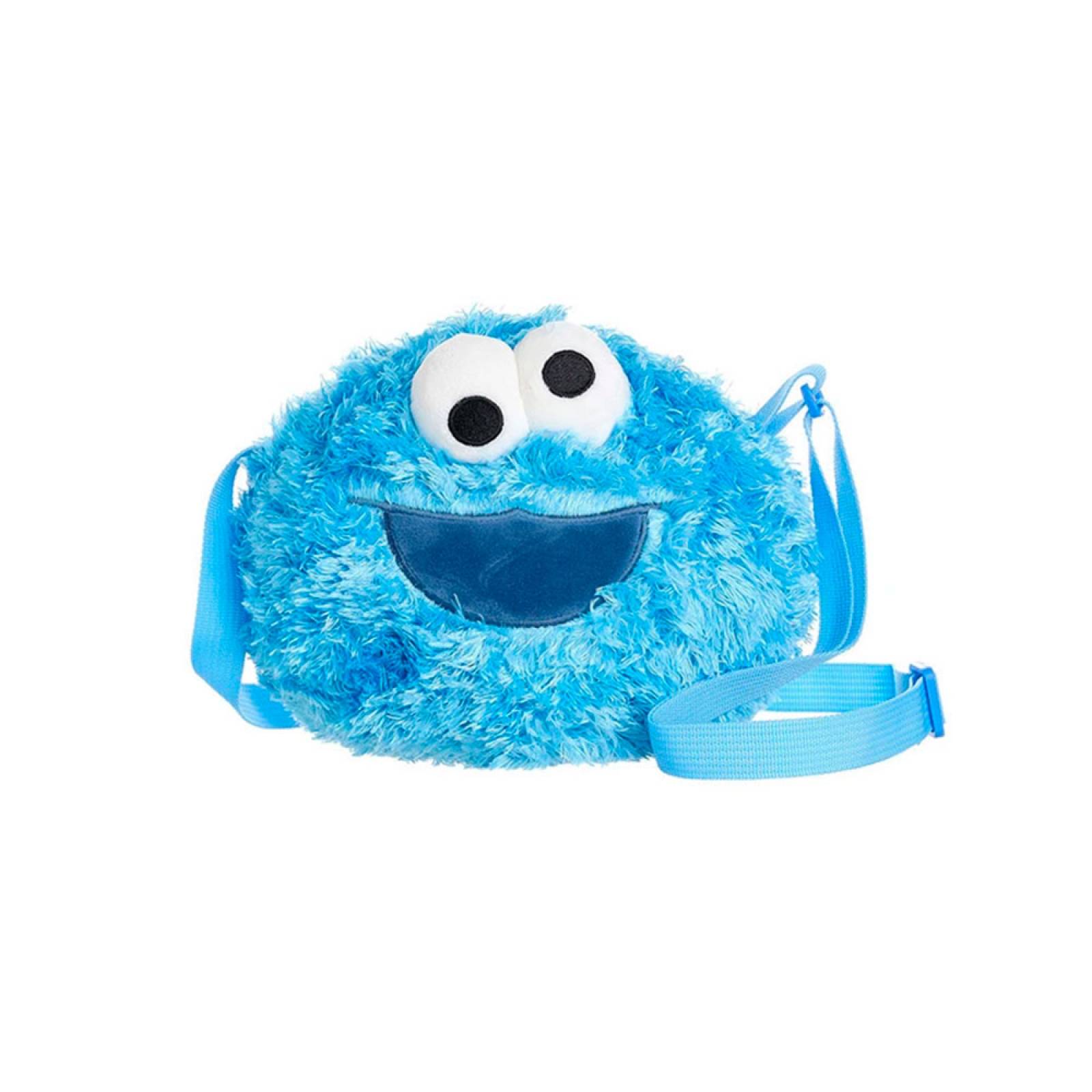 Miniso Bolsa Crossbody Sesame Street Come Galletas Rostro De Peluche