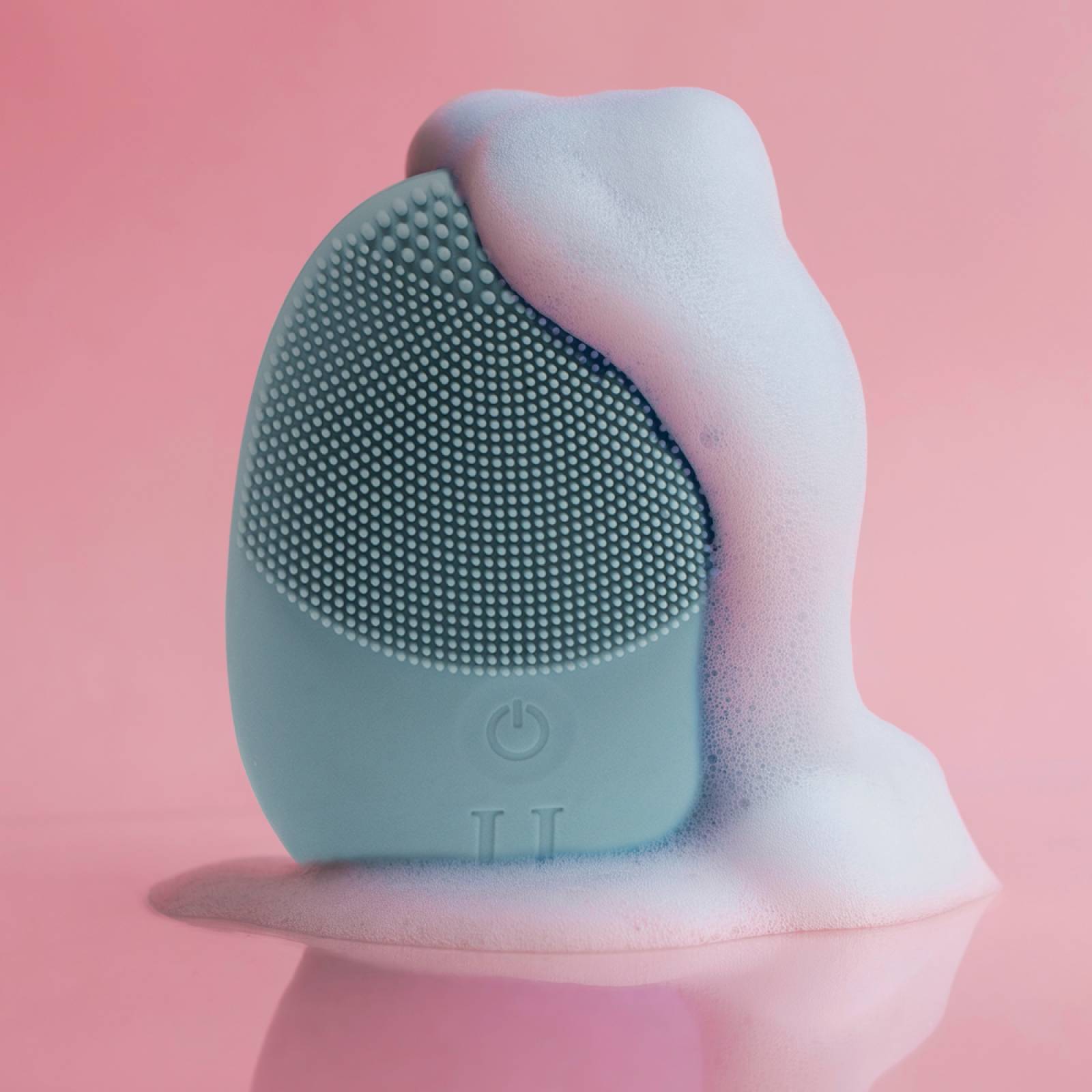 Miniso Cepillo Limpiador Facial Silicón Azul