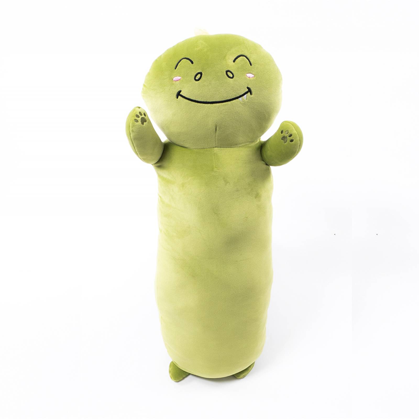 Miniso Cojín Largo De Dinosaurio Verde 99x39x20 cm