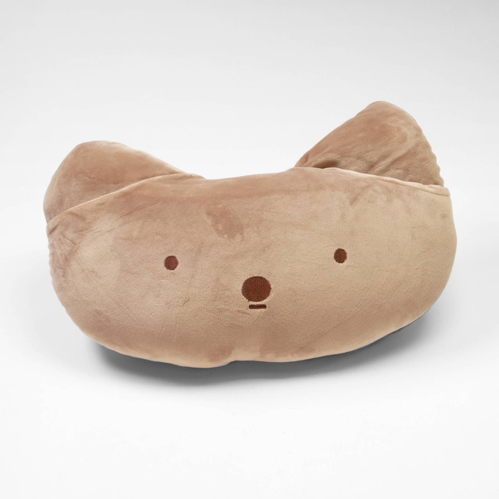 Miniso Cojín Para Siesta Cara De Oso Café