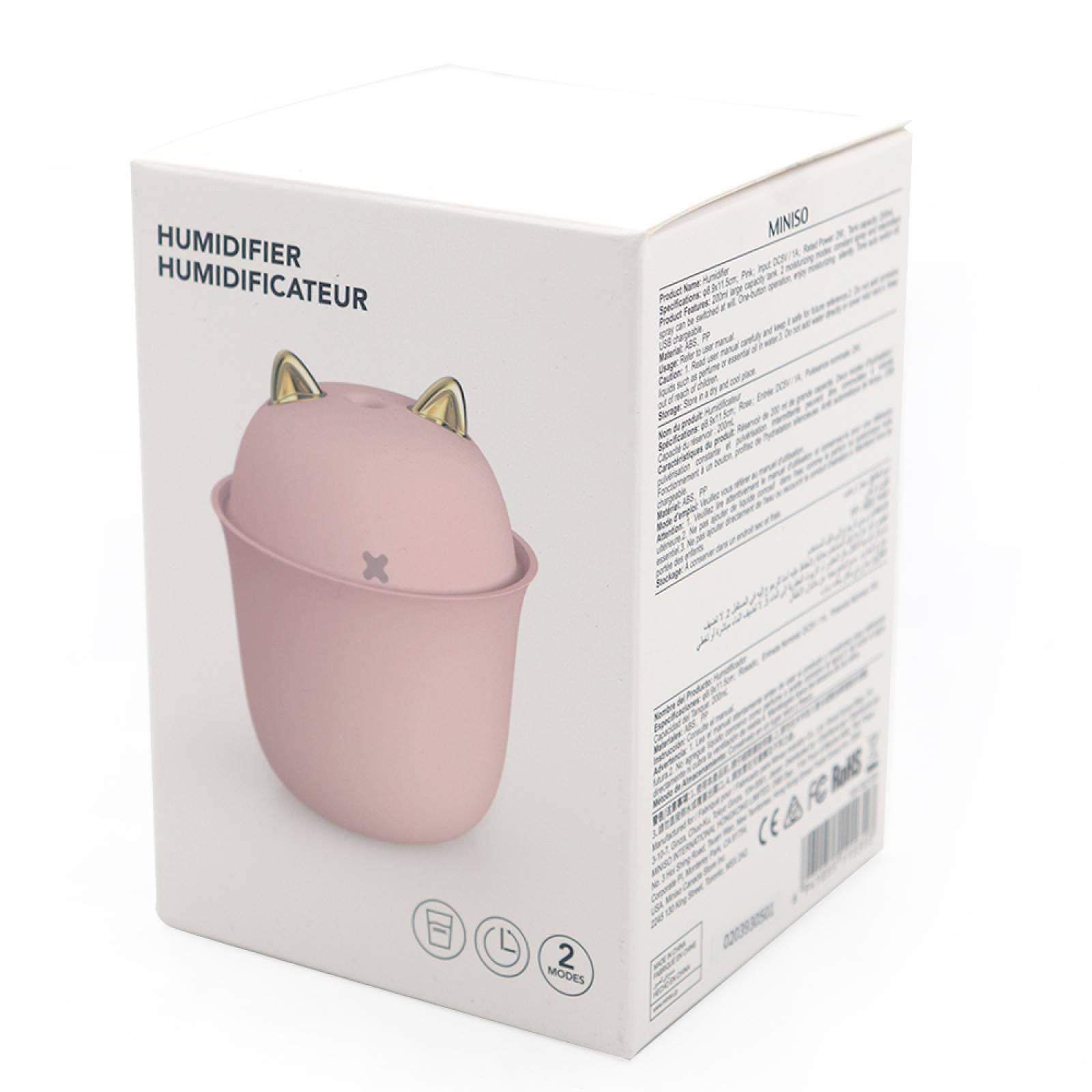 Miniso Humificador Rosa