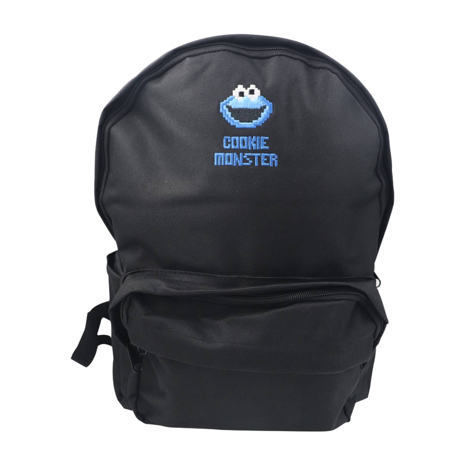 Miniso Mochila Escolar Sesame Street Come Galletas 40x36 cm