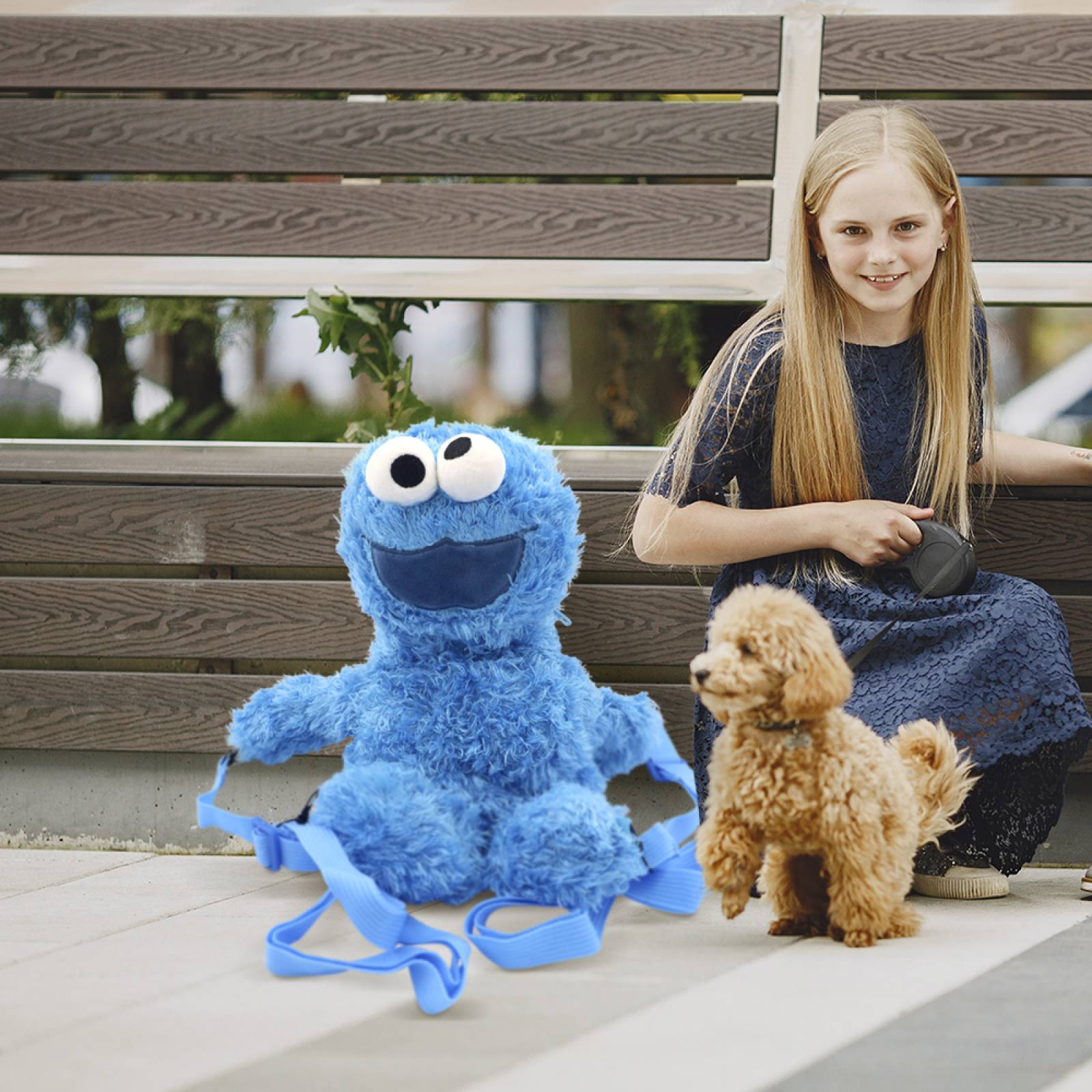 Miniso Mochila Sesame Street Come Galletas De Peluche