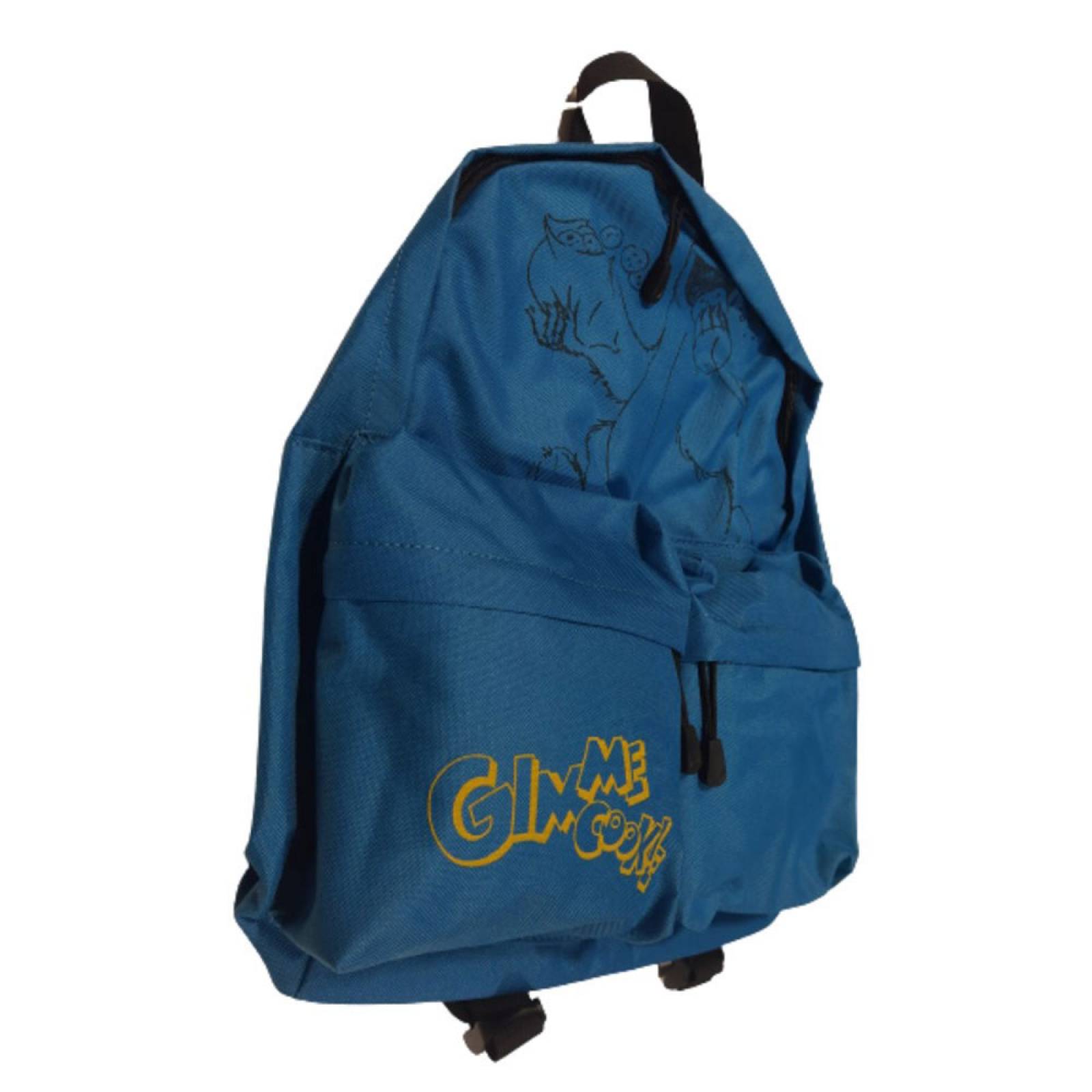 Miniso Mochila Sesame Street Come Galletas Escolar Con Doble Bolsa Frontal  Azul