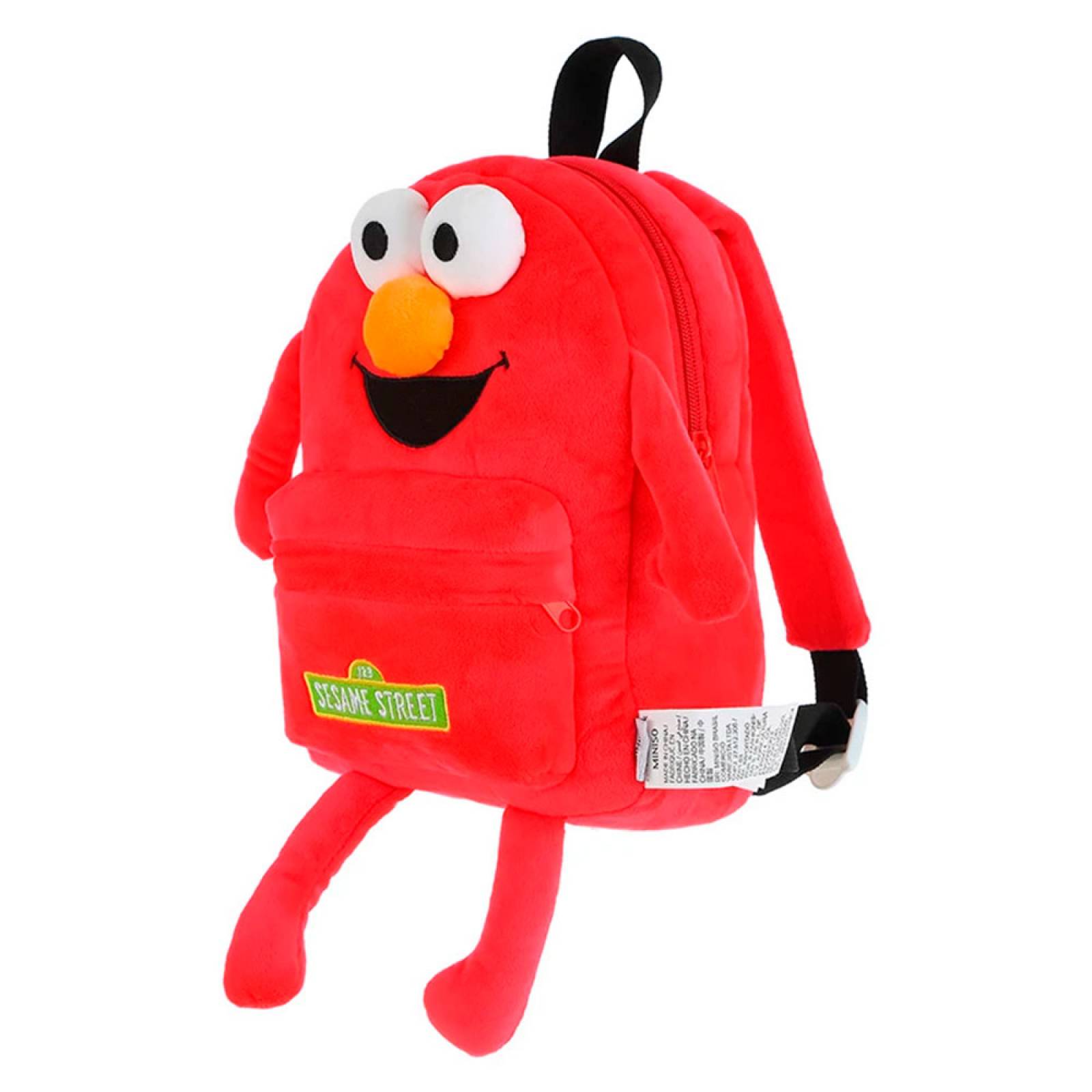 Miniso Mochila Sesame Street Elmo De Felpa
