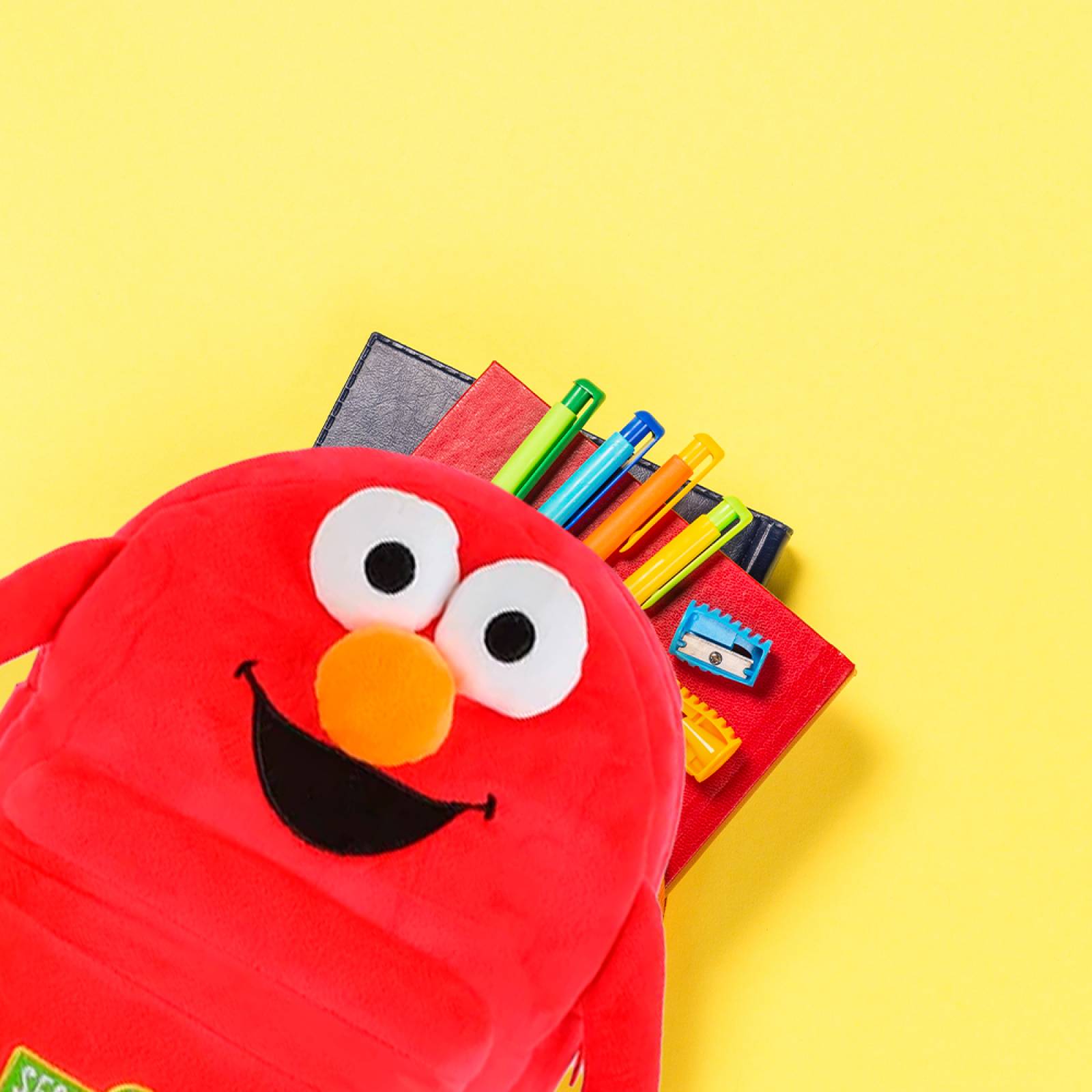 Miniso Mochila Sesame Street Elmo De Felpa