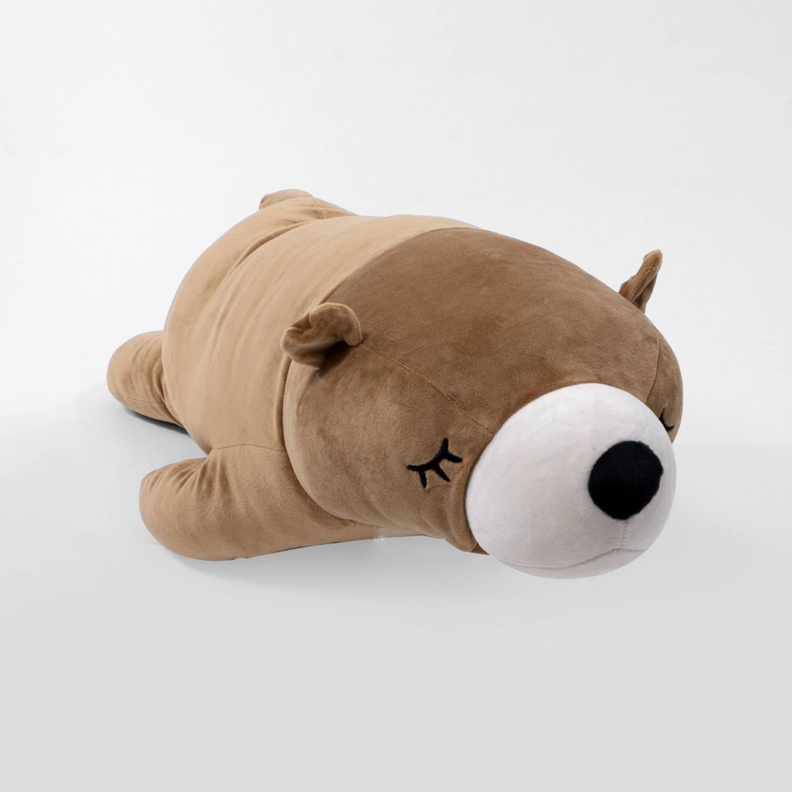 Miniso Peluche De Oso Acostado Café
