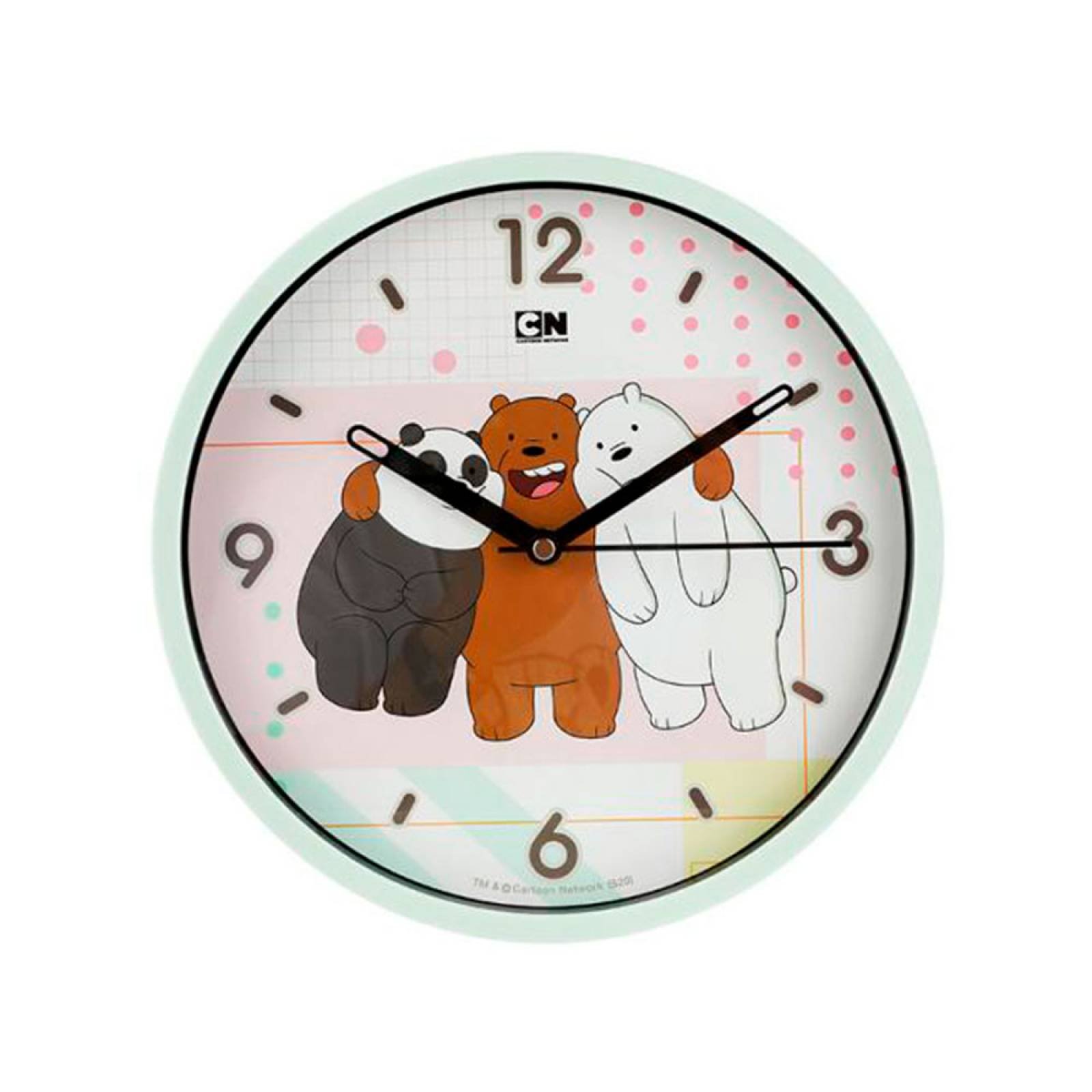Miniso Reloj We Bare Bears De Pared