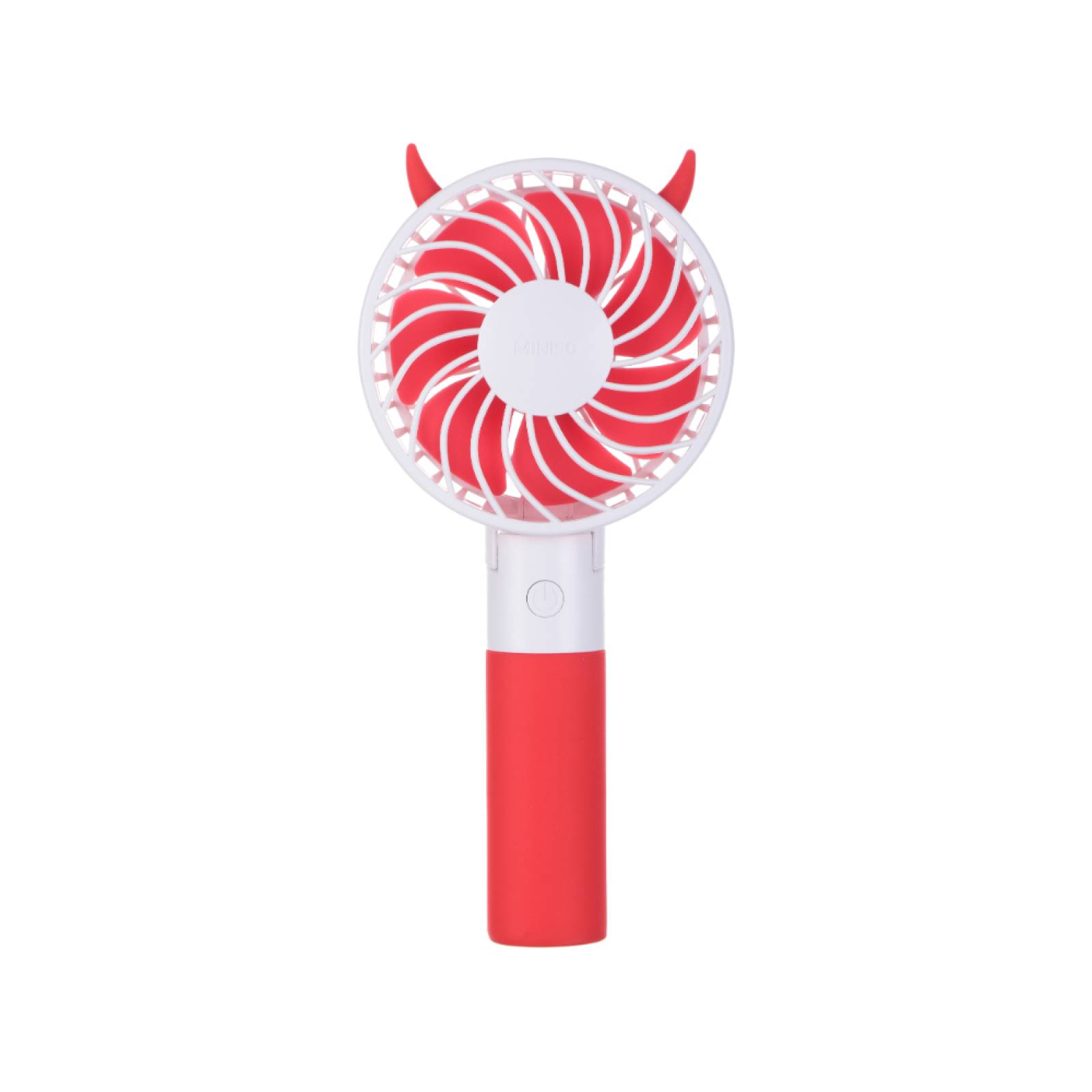 Miniso Ventilador Plegable Con Orejas De Gato MOD MS L2893 Rojo