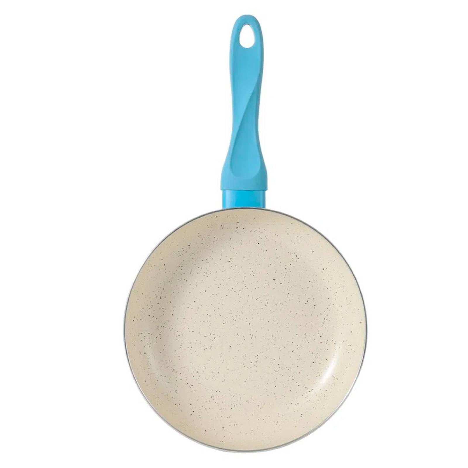 Miniso Sartén Circular De Cerámica  Azul 28 cm