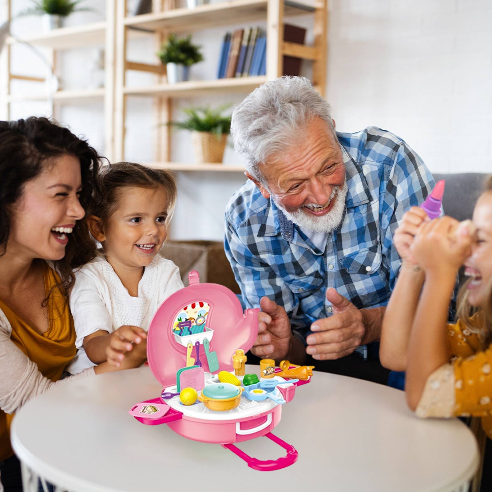 Miniso Set De Juguetes Divertidos Artículos De Cocina Con Maletín Portátil