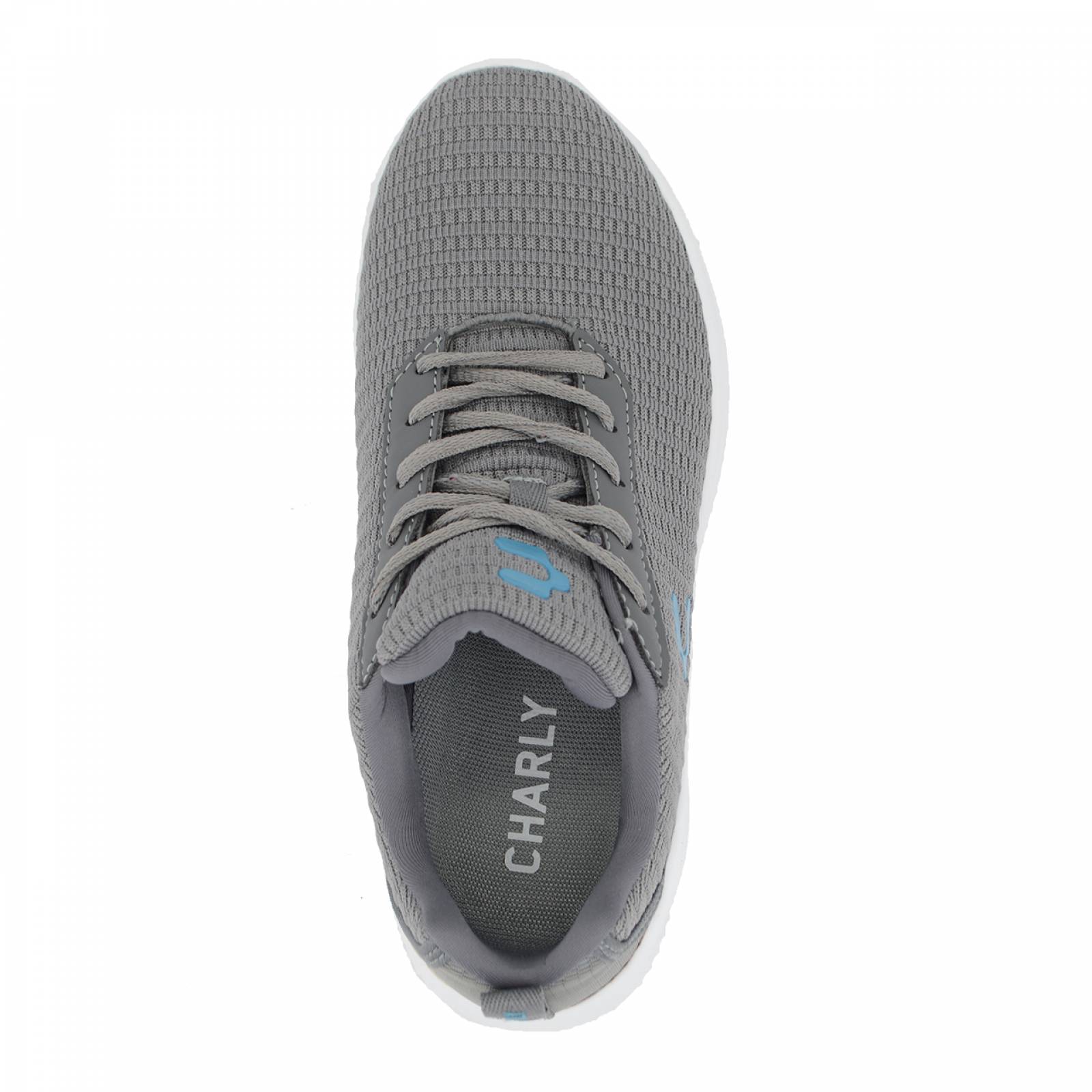 Tenis Charly para Dama 1049507 Gris  CHY2892 