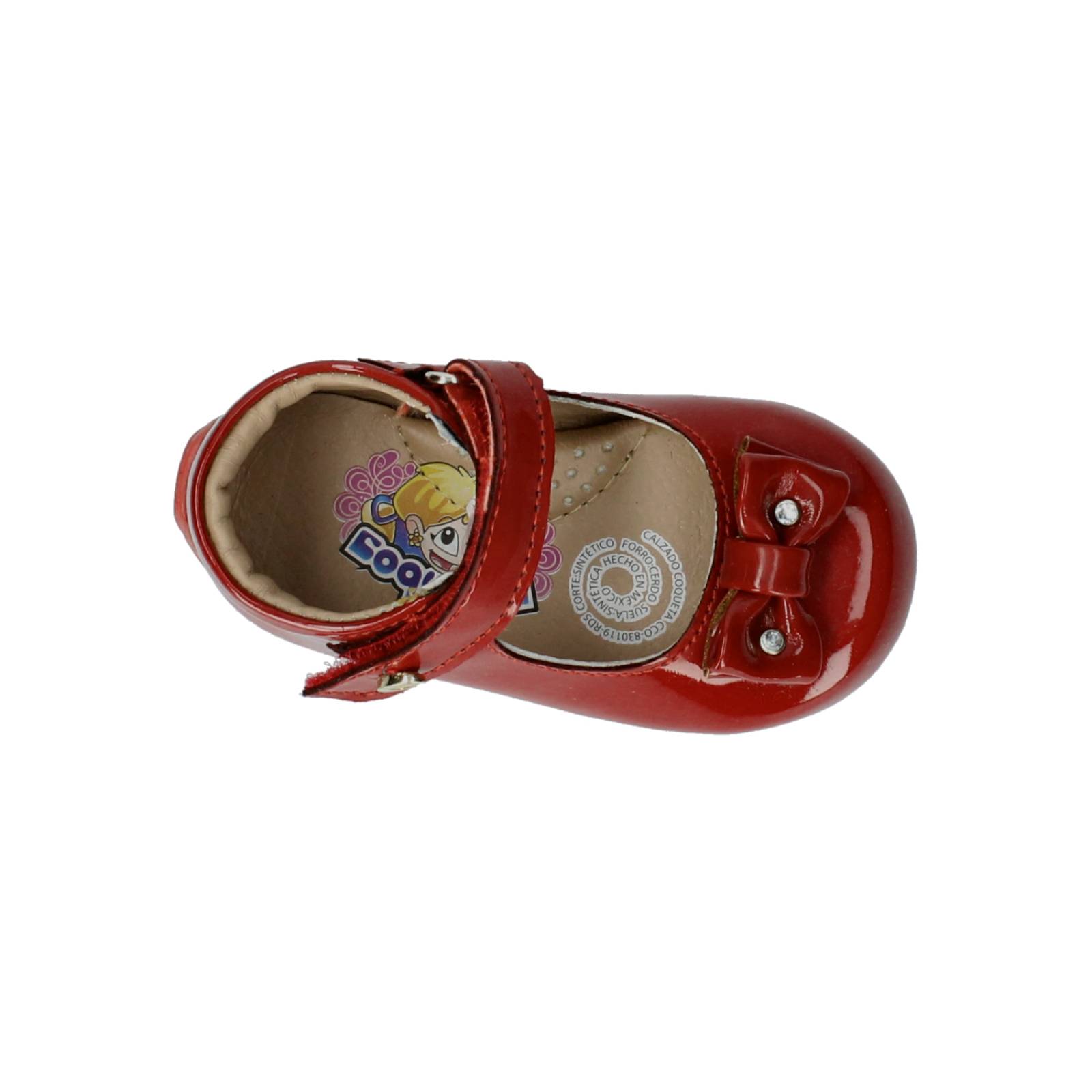 Zapato Casual Coqueta para Niña 954401-K Rojo [CTA874] 