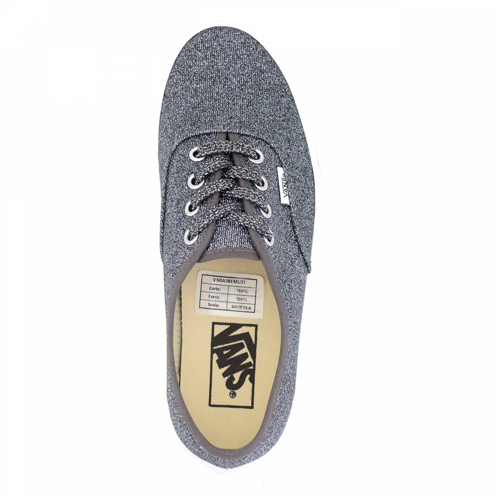 Tenis Vans para Mujer VN-0A38EMU3T Plata [VAN1304] 